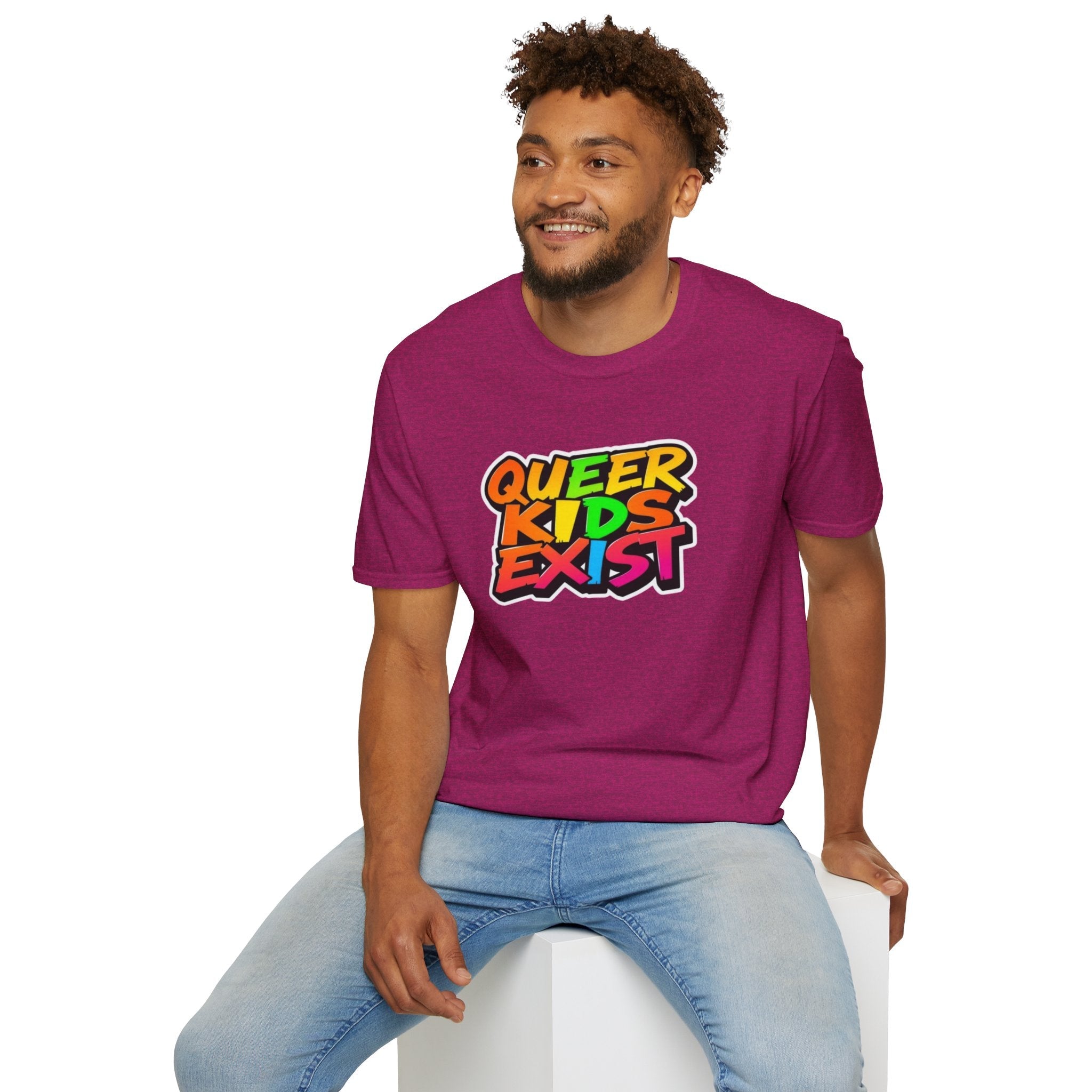 Queer Kids Exist Unisex T-Shirt - EqualiTees.Me