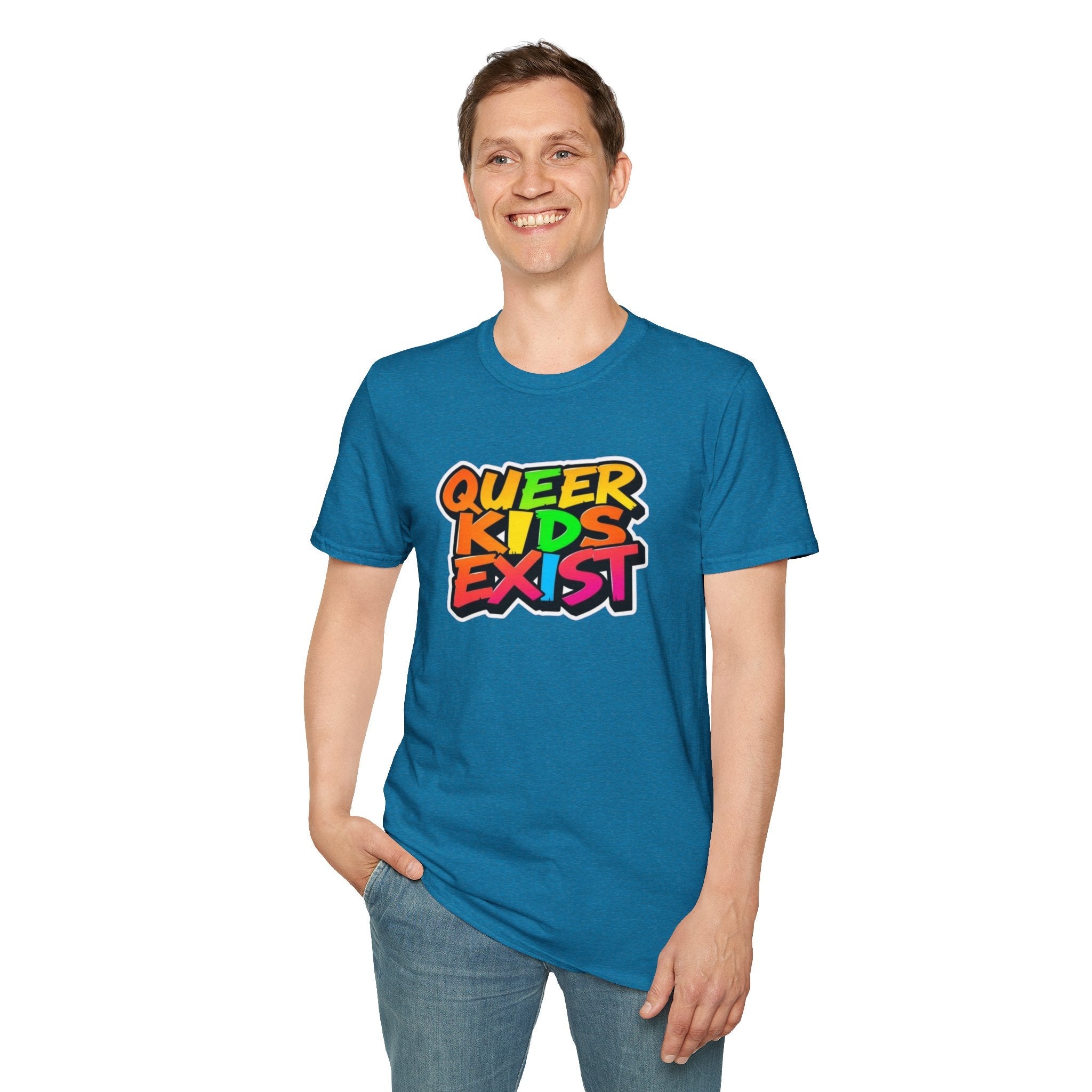 Queer Kids Exist Unisex T-Shirt - EqualiTees.Me