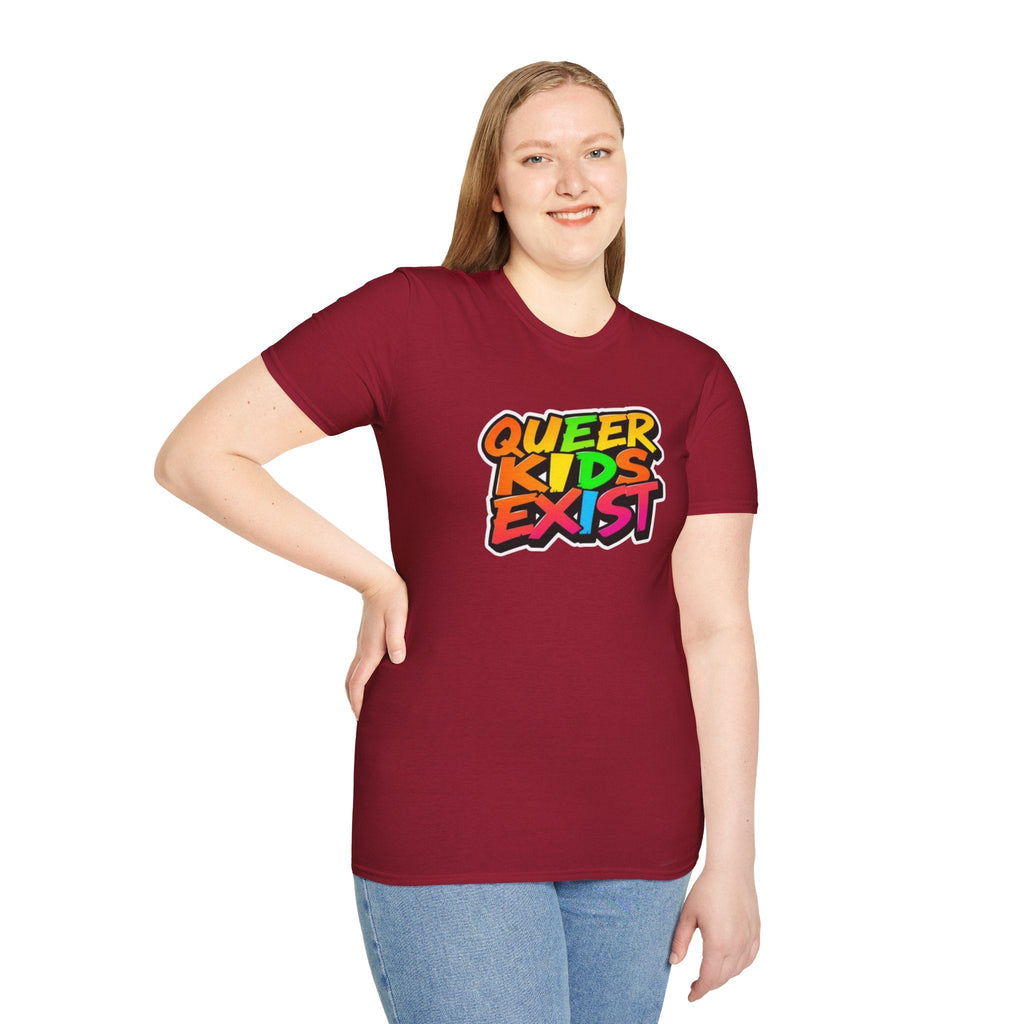 Queer Kids Exist Unisex T-Shirt - EqualiTees.Me