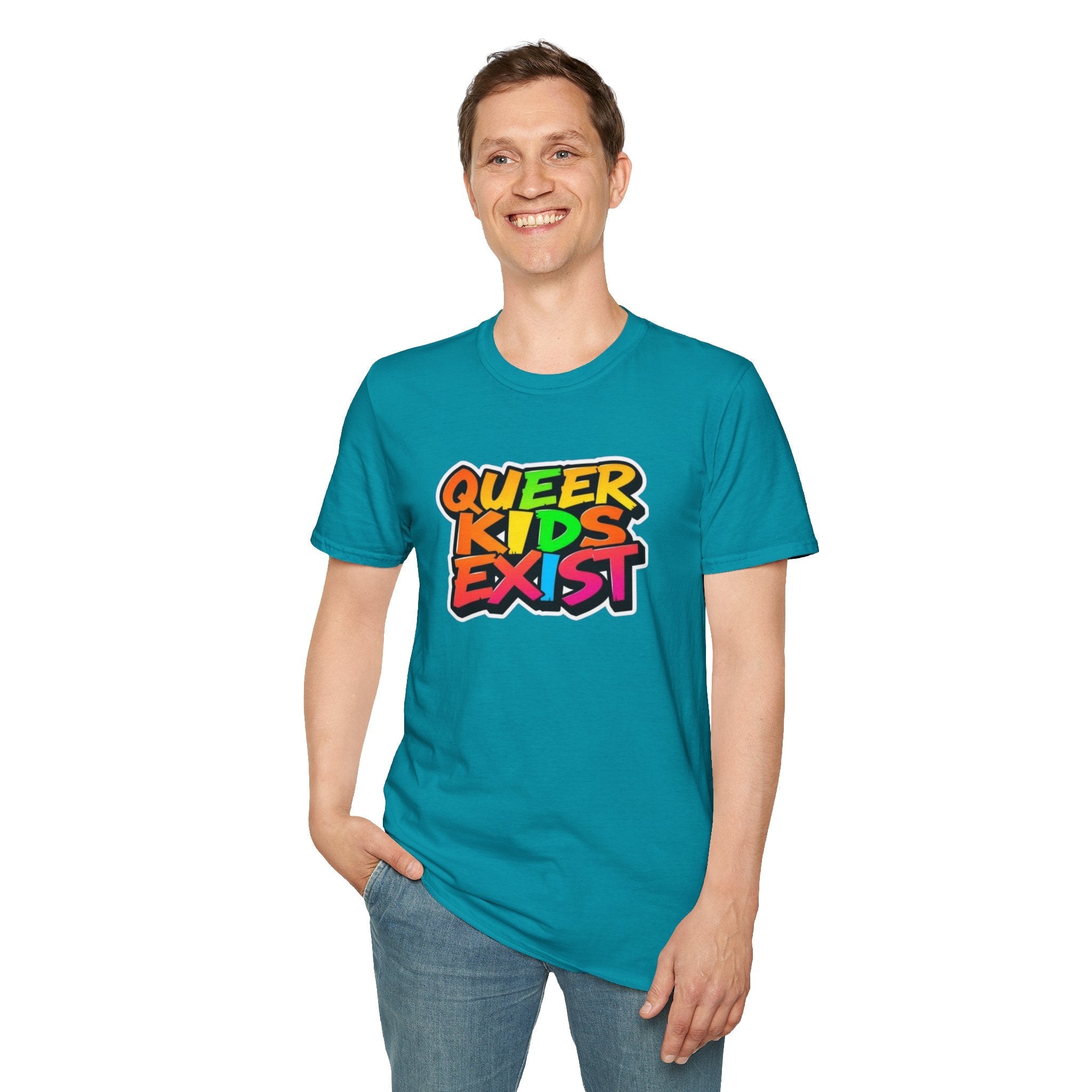 Queer Kids Exist Unisex T-Shirt - EqualiTees.Me