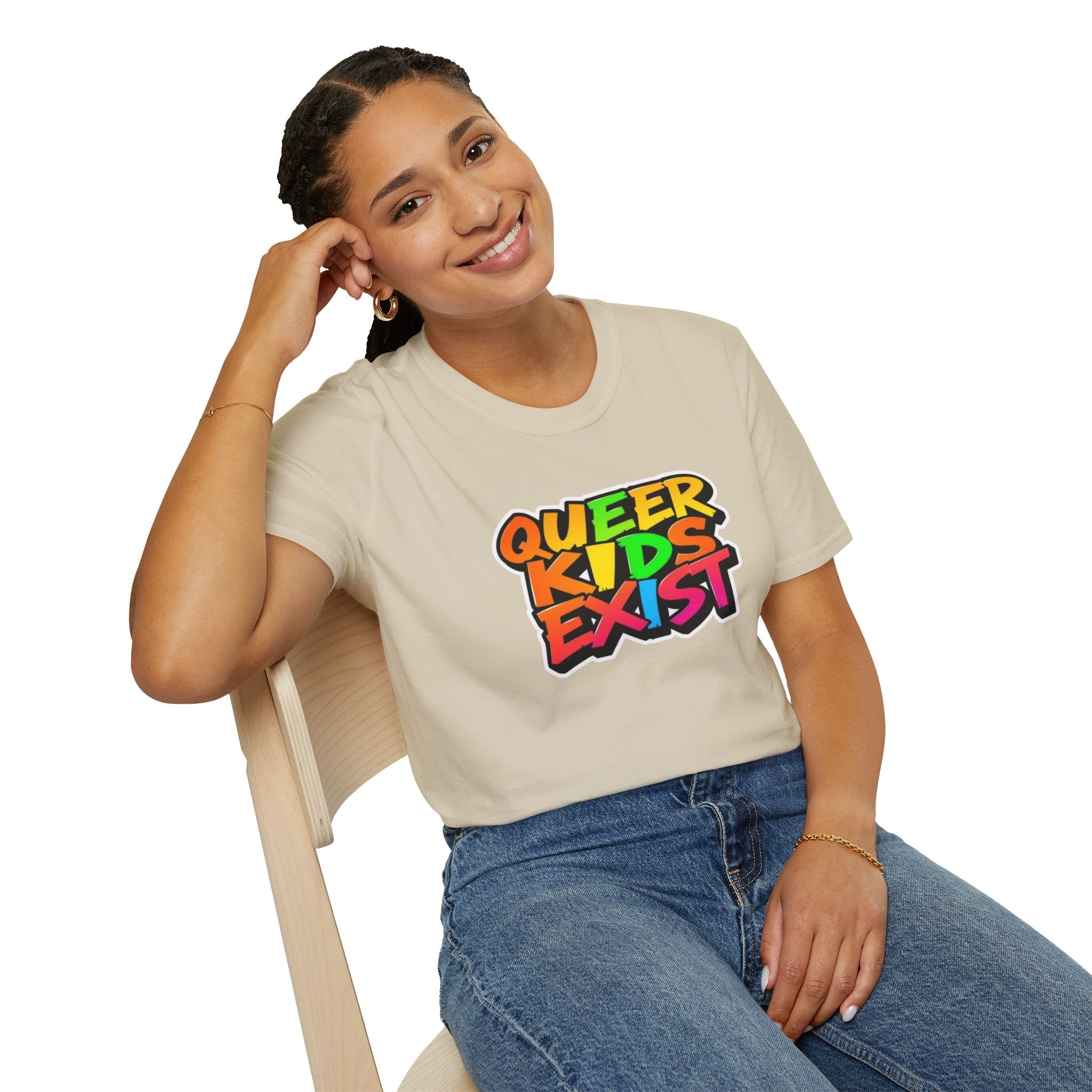 Queer Kids Exist Unisex T-Shirt - EqualiTees.Me