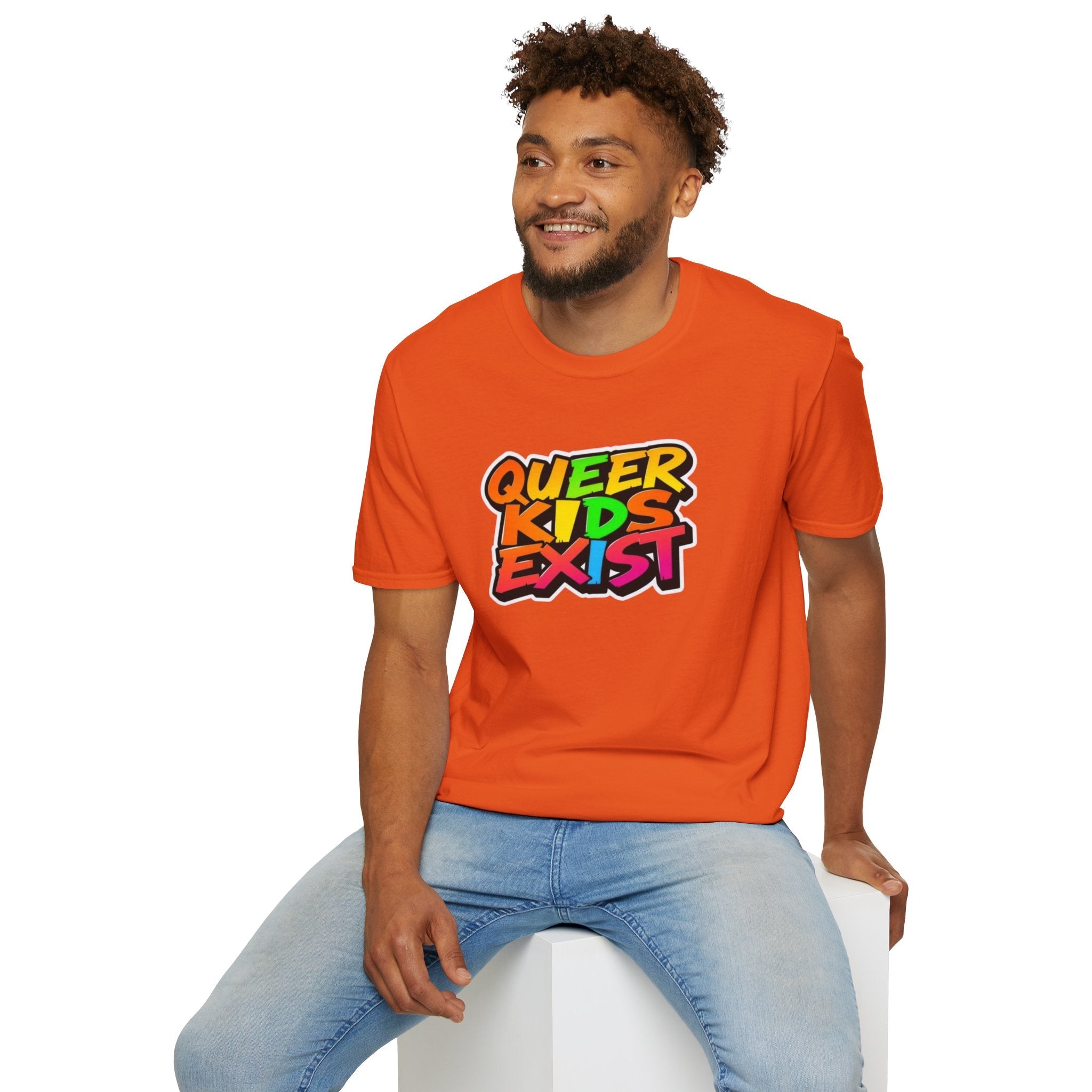 Queer Kids Exist Unisex T-Shirt - EqualiTees.Me