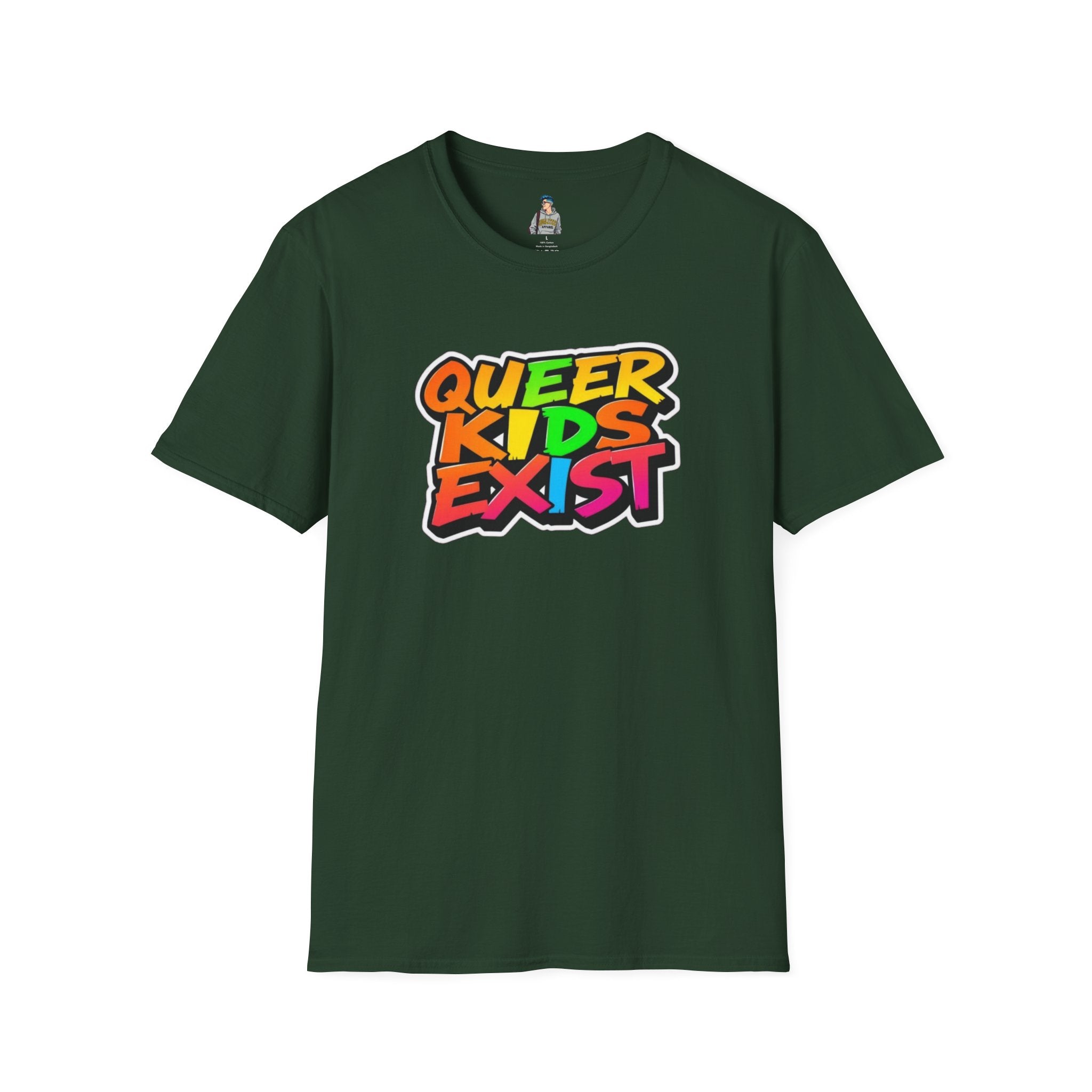 Queer Kids Exist Unisex T-Shirt - EqualiTees.Me