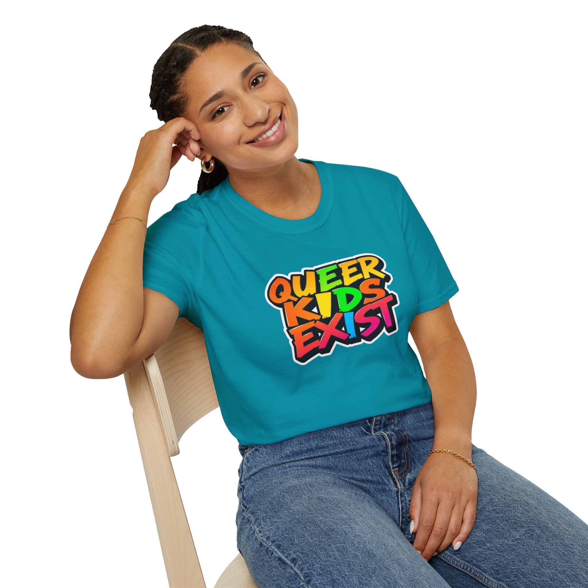 Queer Kids Exist Unisex T-Shirt - EqualiTees.Me