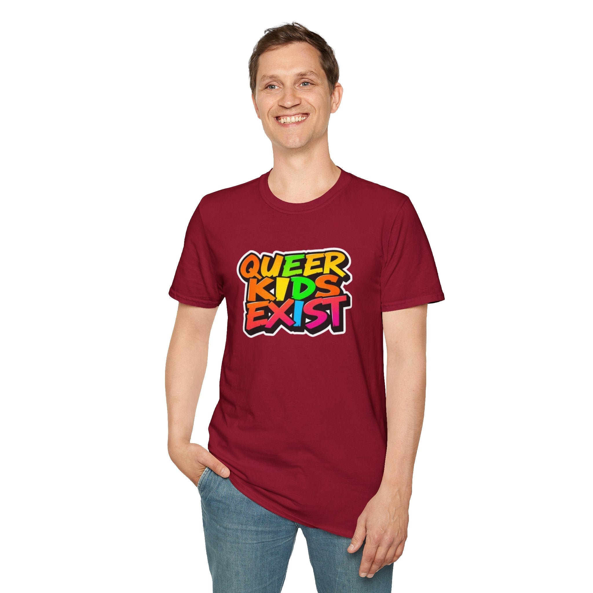 Queer Kids Exist Unisex T-Shirt - EqualiTees.Me