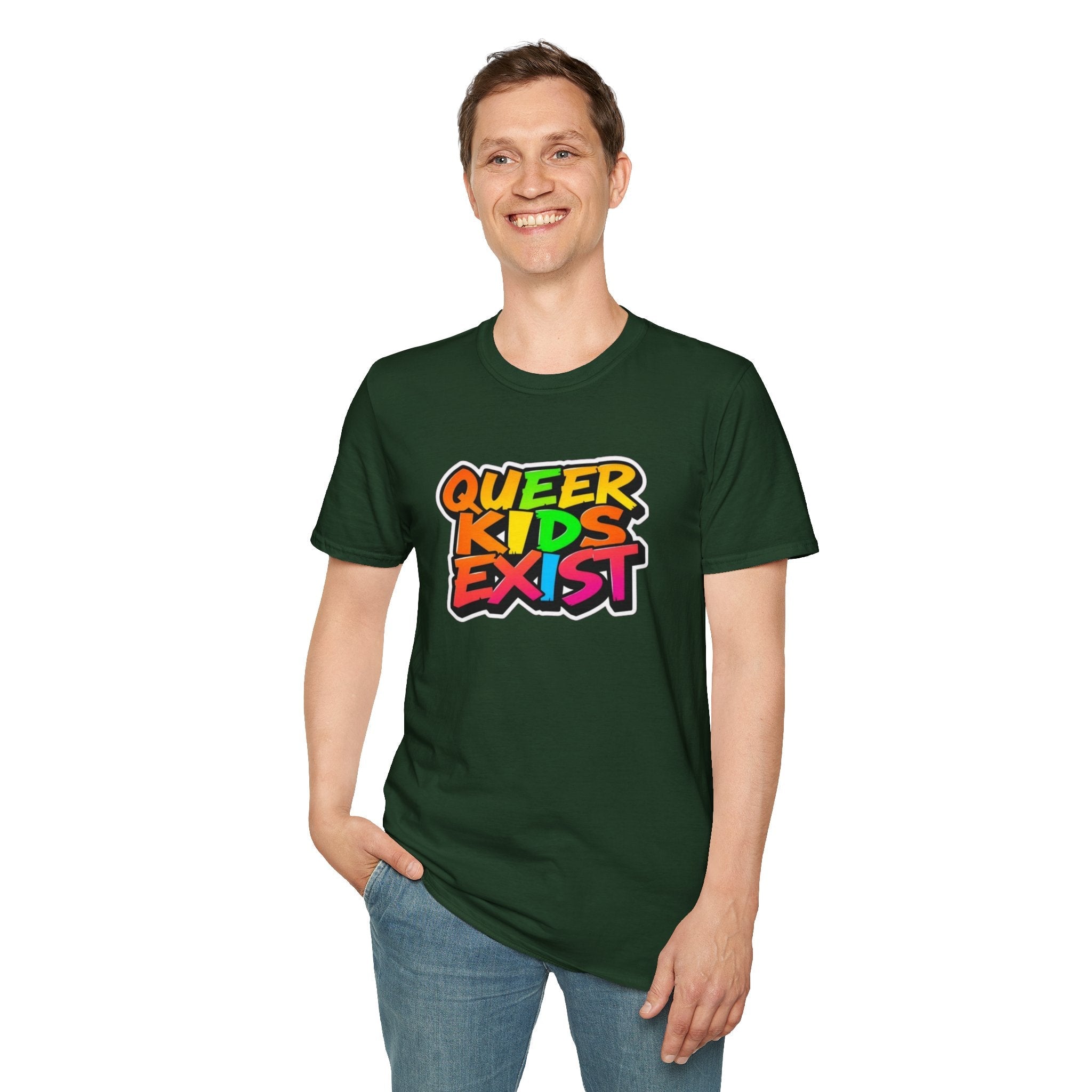Queer Kids Exist Unisex T-Shirt - EqualiTees.Me