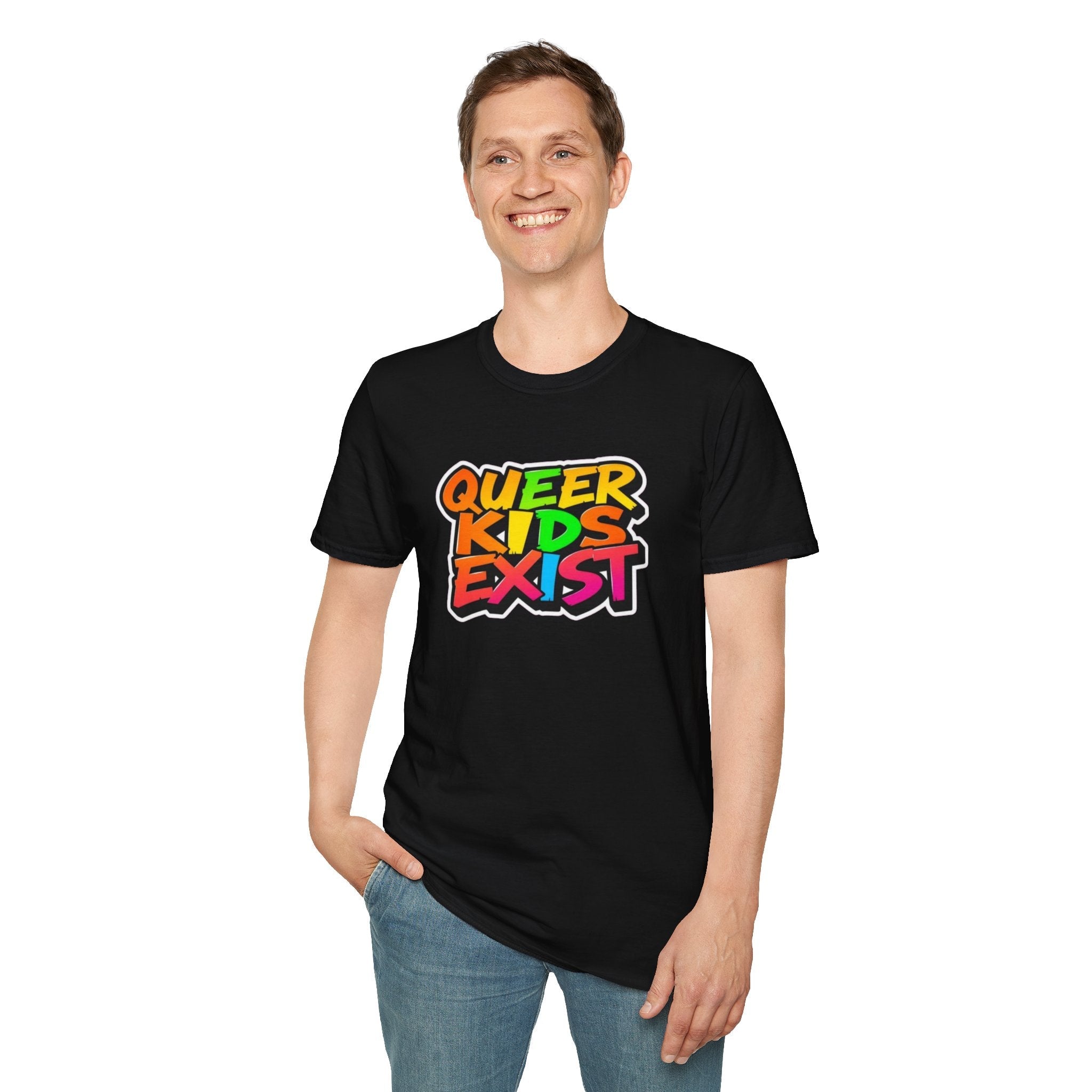 Queer Kids Exist Unisex T-Shirt - EqualiTees.Me