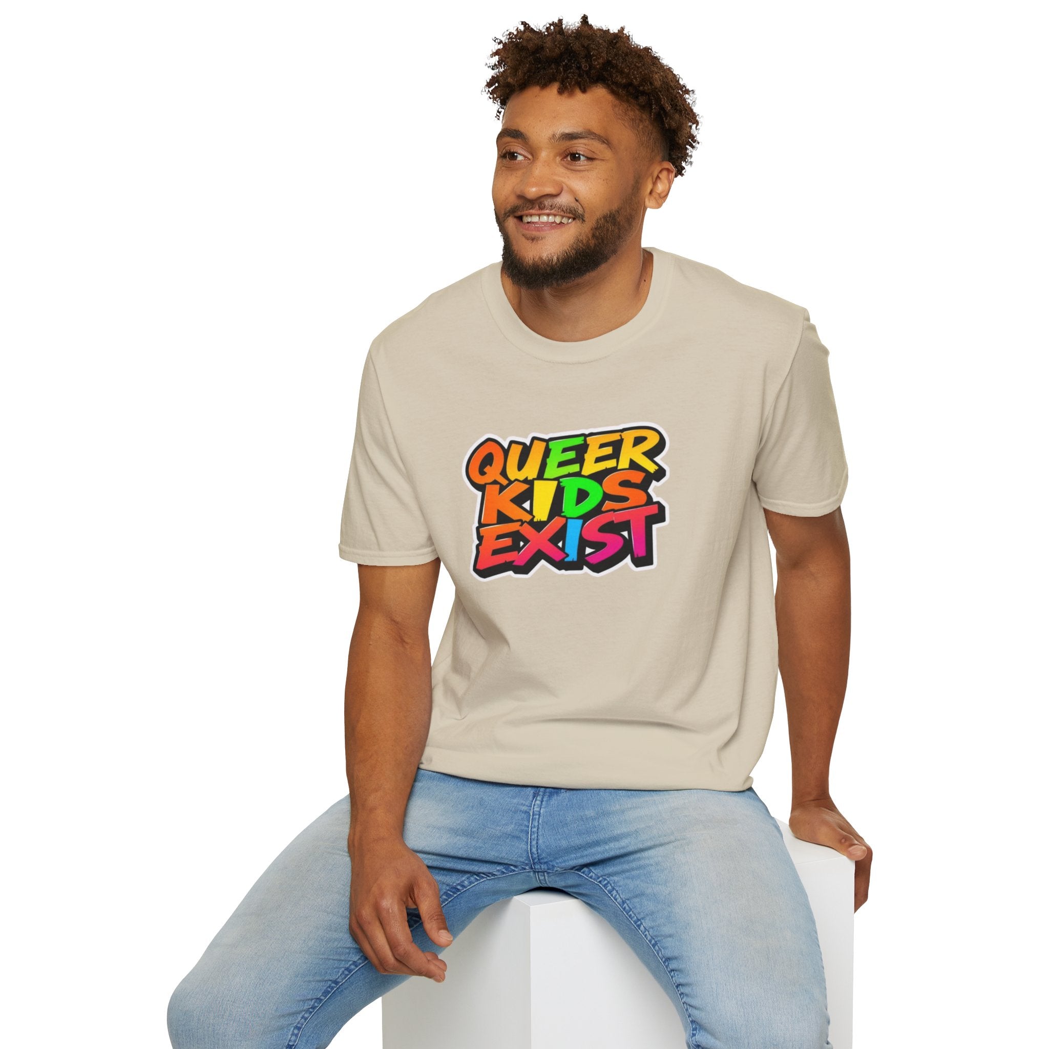 Queer Kids Exist Unisex T-Shirt - EqualiTees.Me