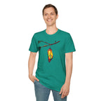Rainbow Butterfly Cocoon Pride T-Shirt | Unisex Softstyle Tee - EqualiTees.Me