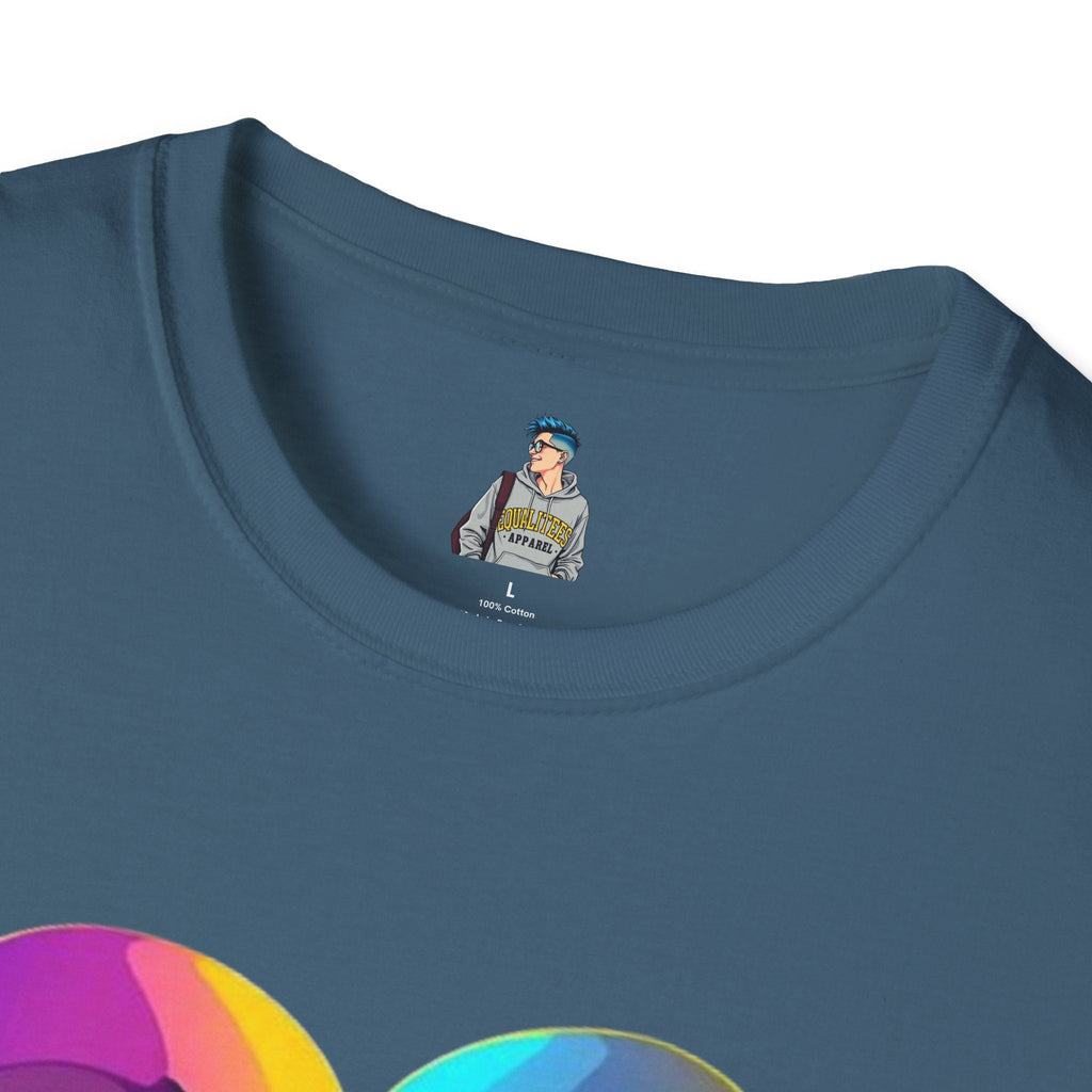 Rainbow Skeleton Love is Deeper Than Skin T-Shirt | Unisex Casual Tee - EqualiTees.Me