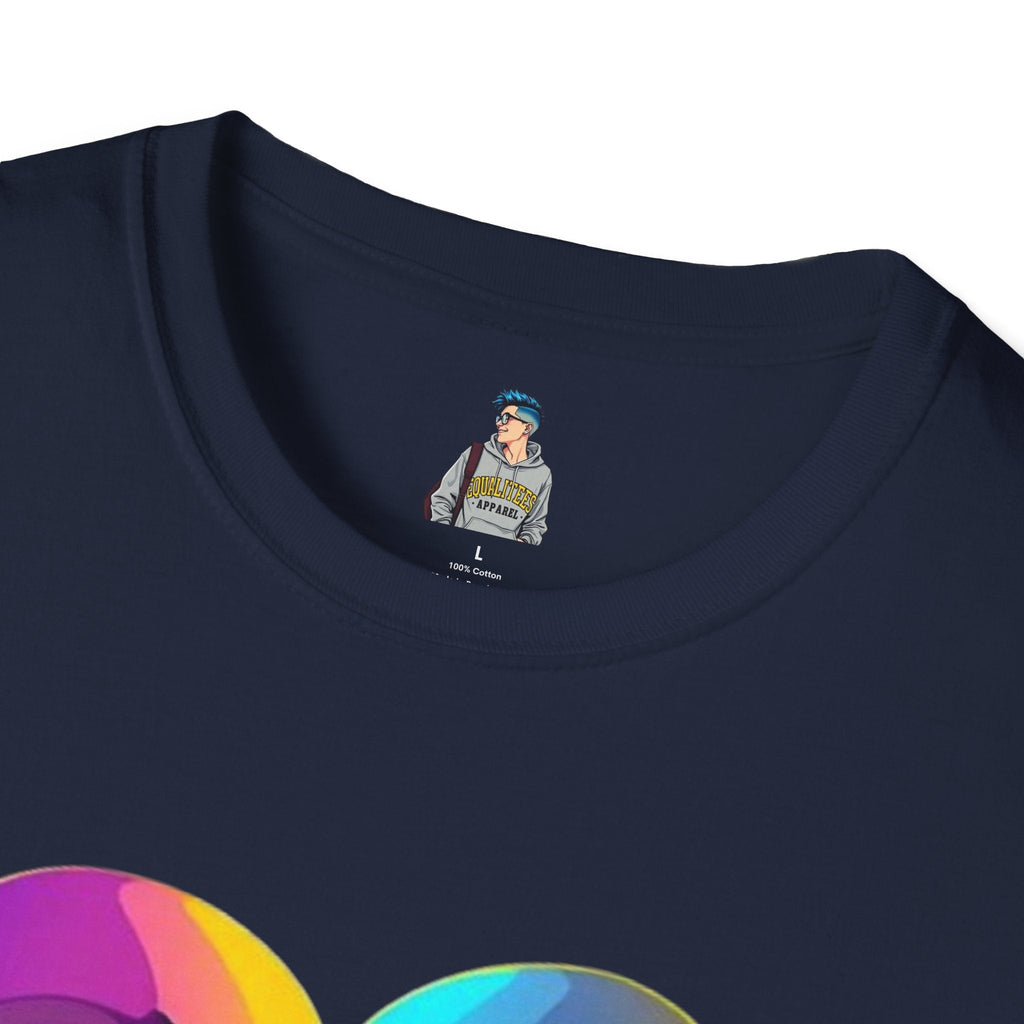 Rainbow Skeleton Love is Deeper Than Skin T-Shirt | Unisex Casual Tee - EqualiTees.Me