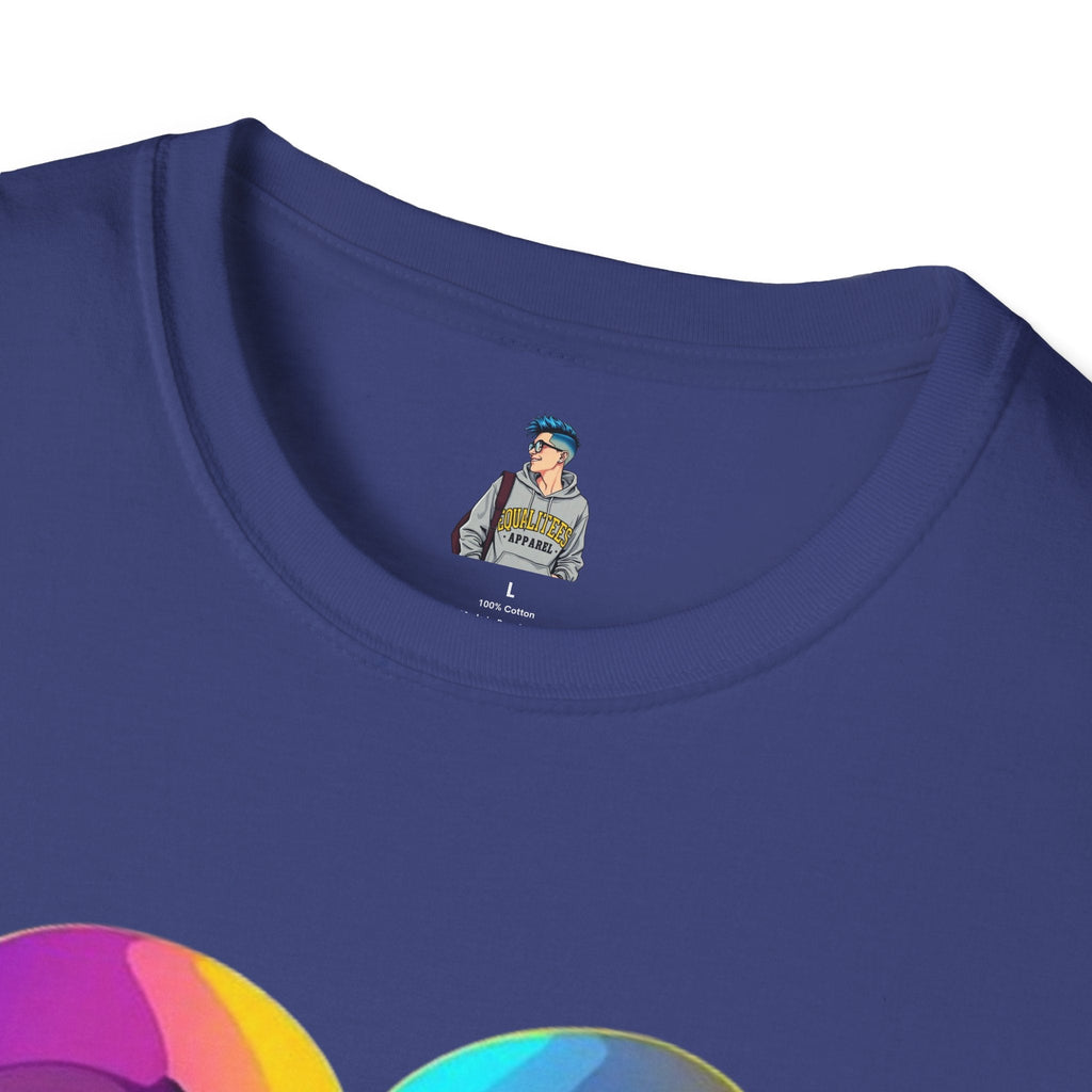 Rainbow Skeleton Love is Deeper Than Skin T-Shirt | Unisex Casual Tee - EqualiTees.Me