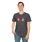 Rainbow Sunglasses Unisex t-shirt - EqualiTees.Me