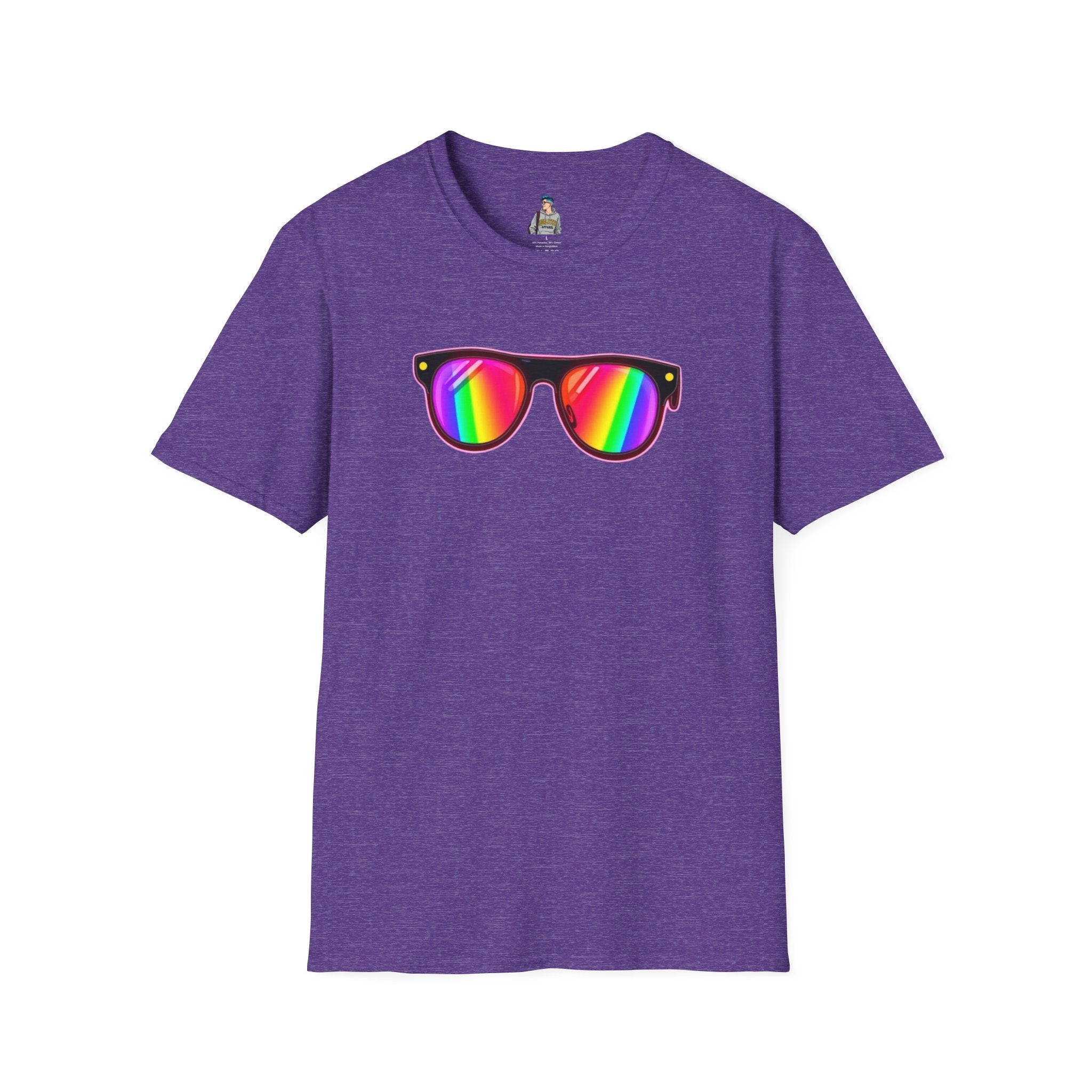 Rainbow Sunglasses Unisex t-shirt - EqualiTees.Me