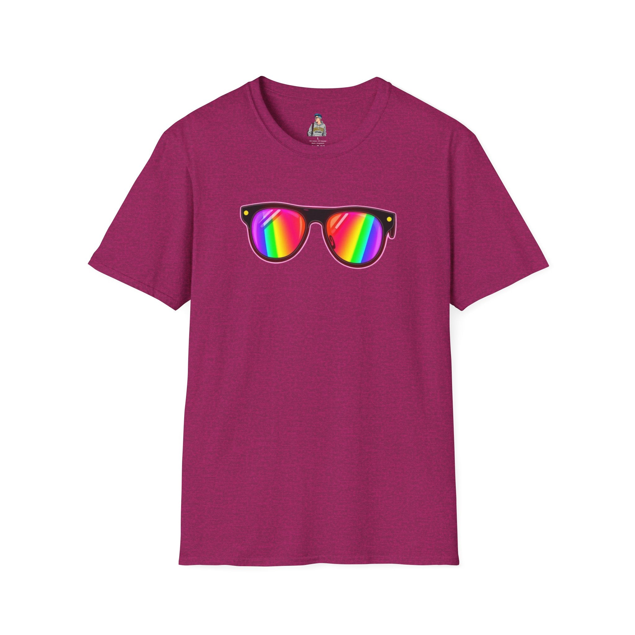Rainbow Sunglasses Unisex t-shirt - EqualiTees.Me
