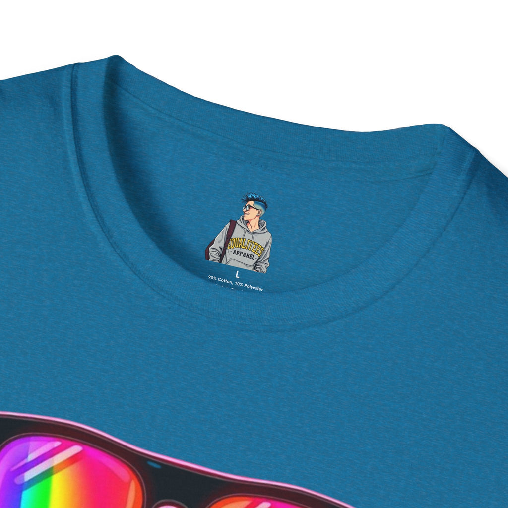Rainbow Sunglasses Unisex t-shirt - EqualiTees.Me