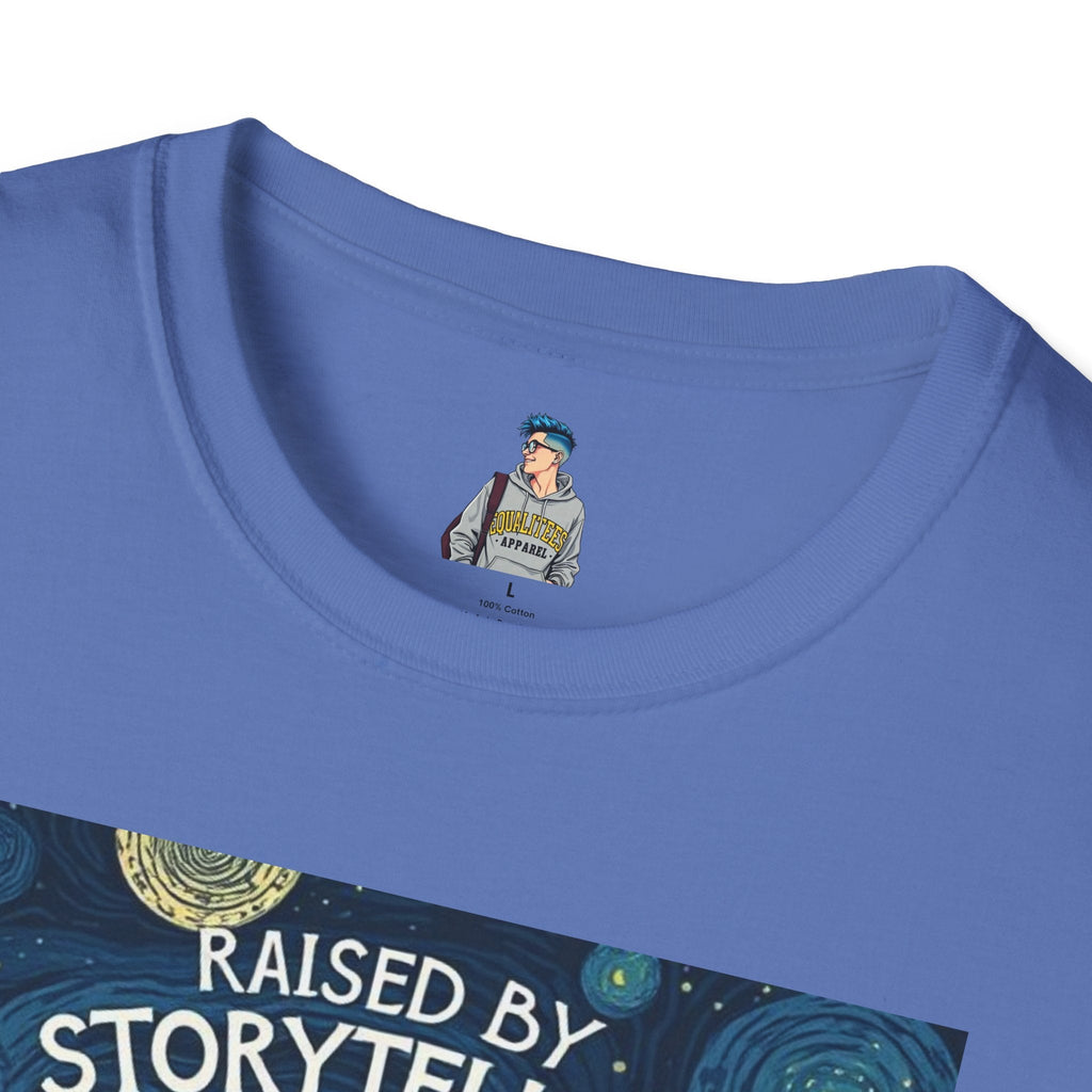 Raised by Storytellers T-Shirt - EqualiTees.Me
