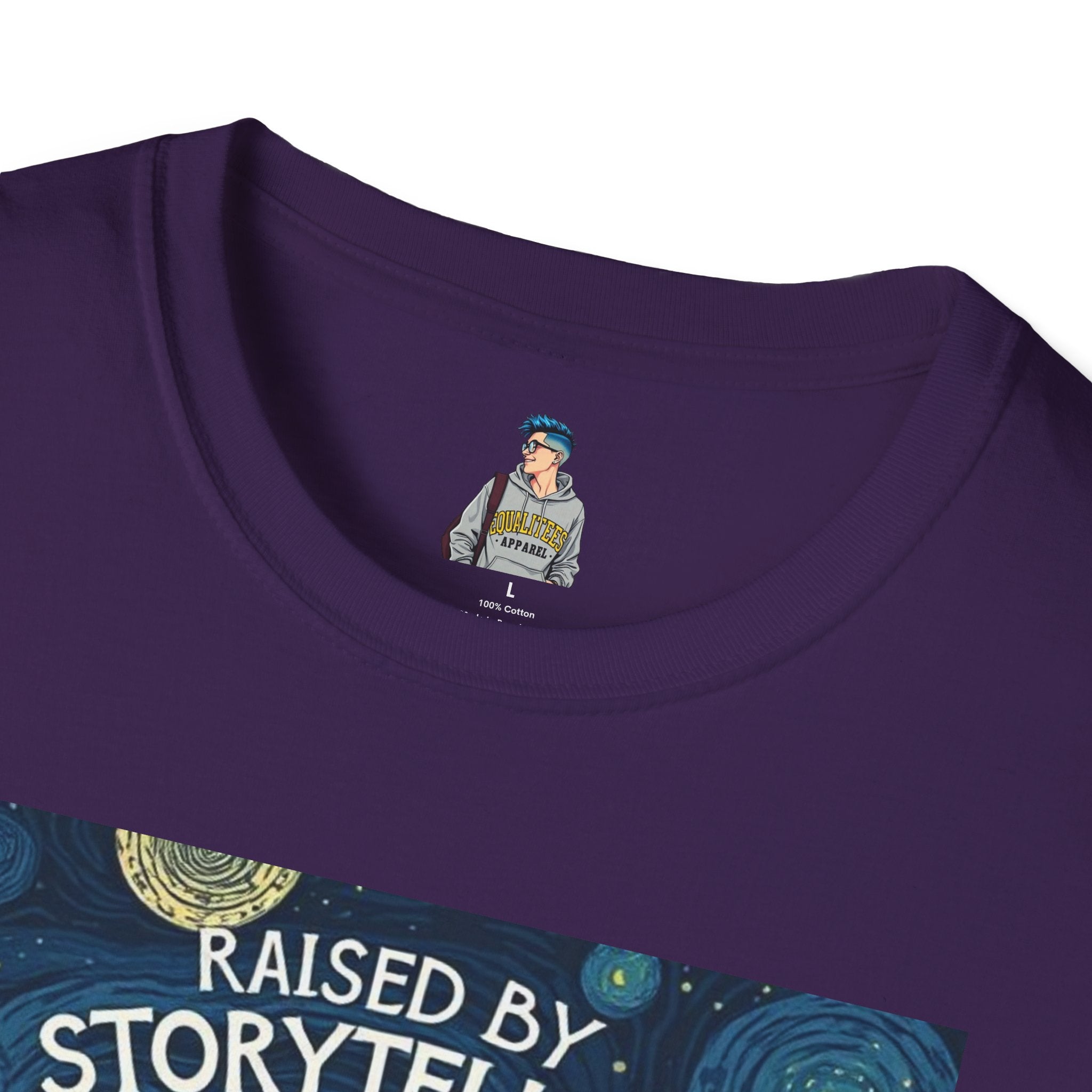Raised by Storytellers T-Shirt - EqualiTees.Me