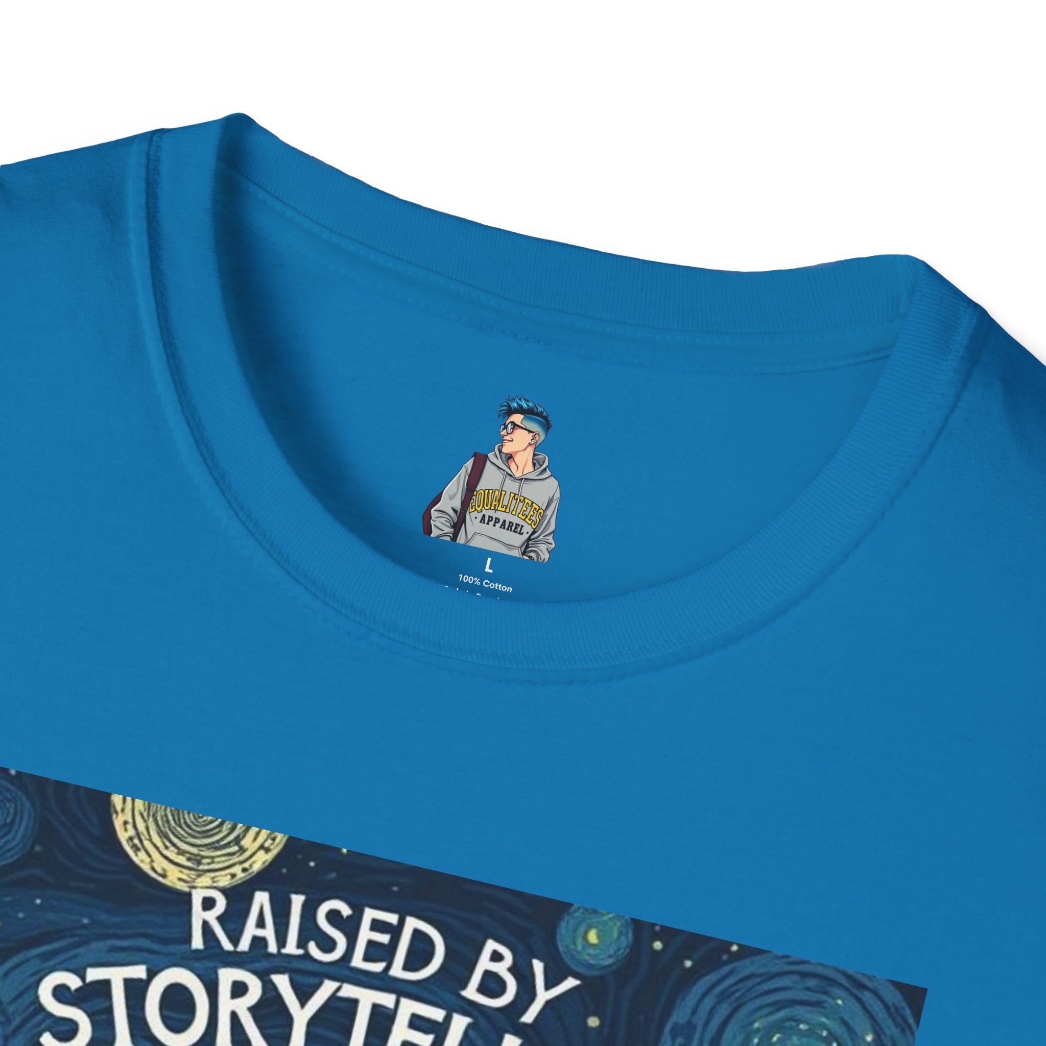 Raised by Storytellers T-Shirt - EqualiTees.Me