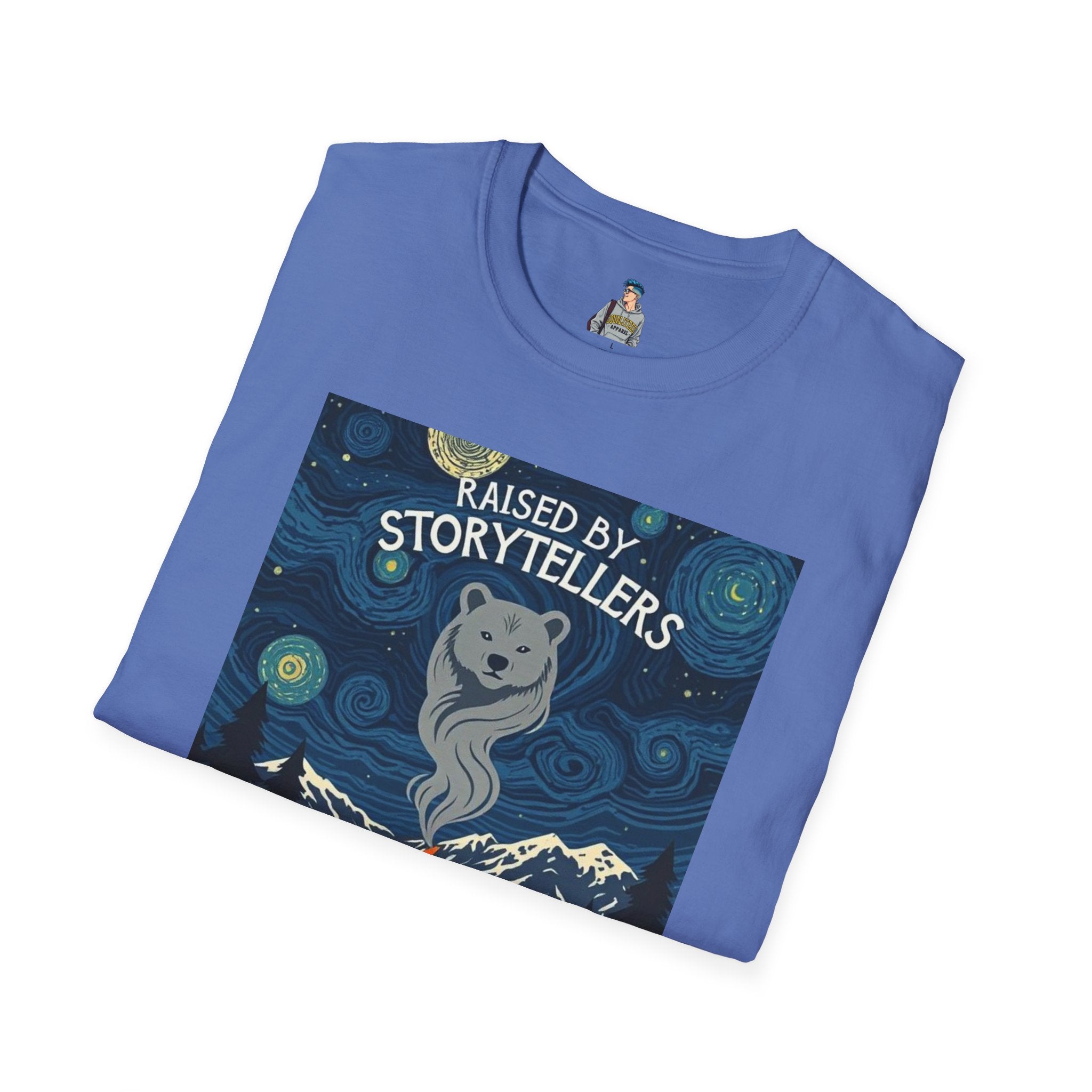 Raised by Storytellers T-Shirt - EqualiTees.Me
