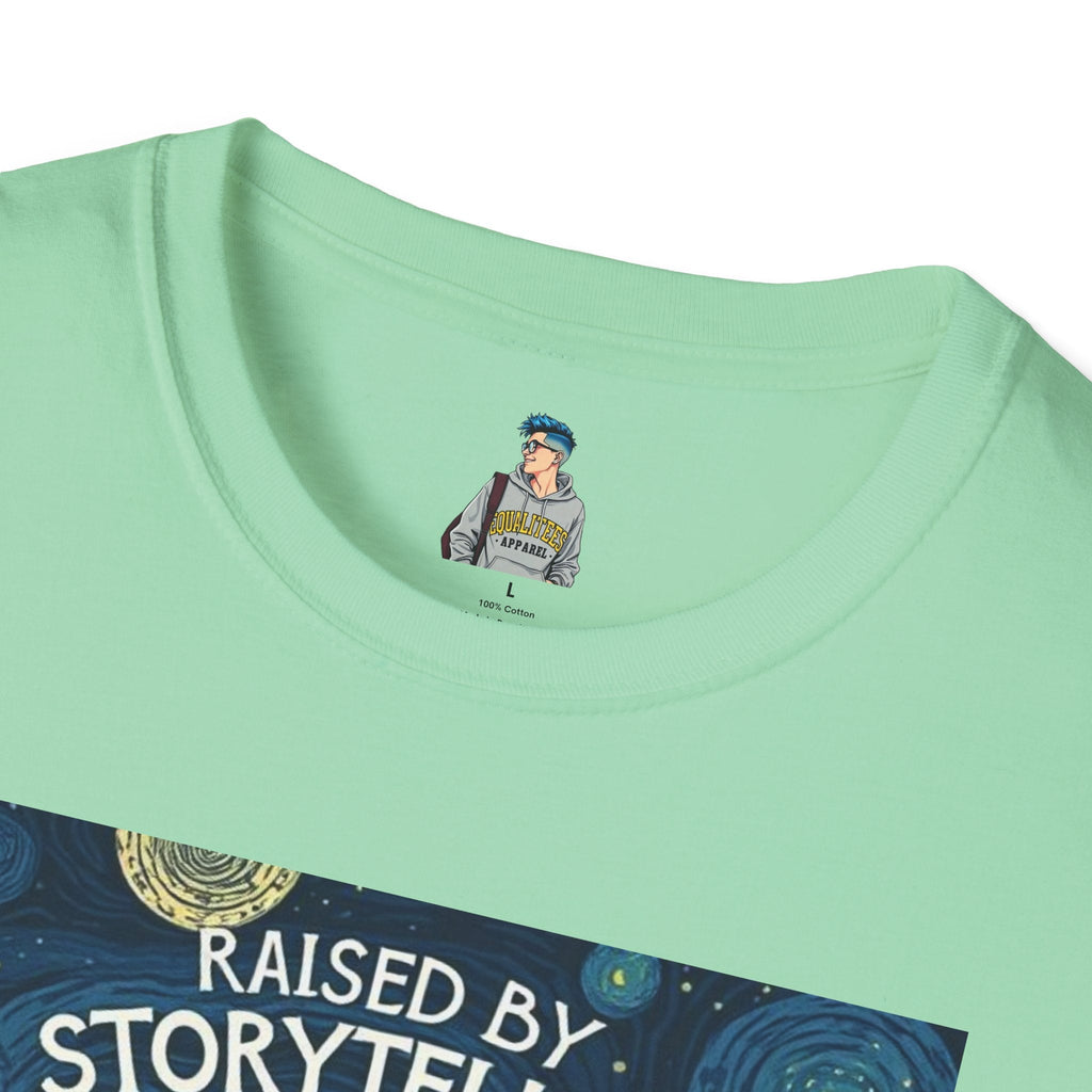 Raised by Storytellers T-Shirt - EqualiTees.Me