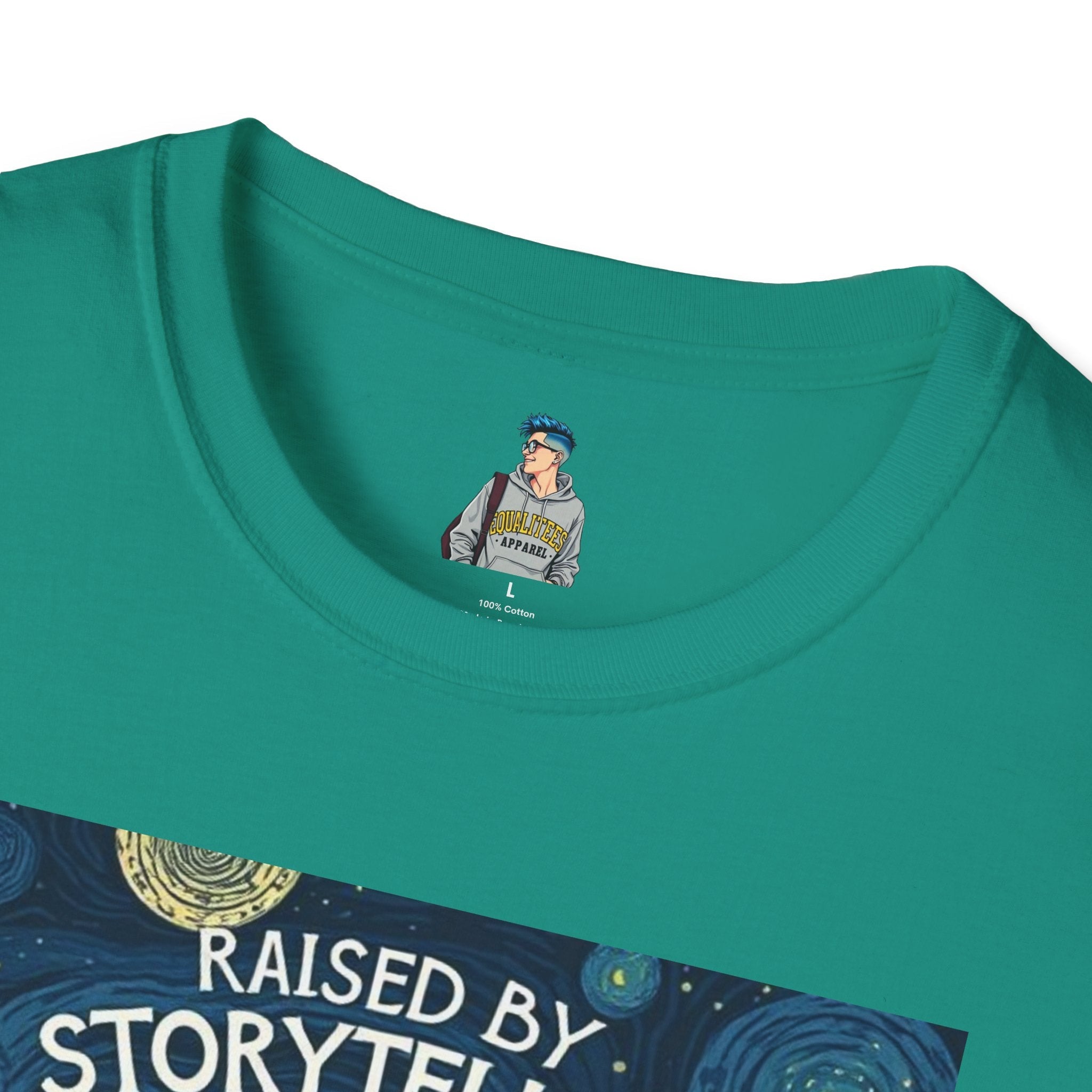 Raised by Storytellers T-Shirt - EqualiTees.Me