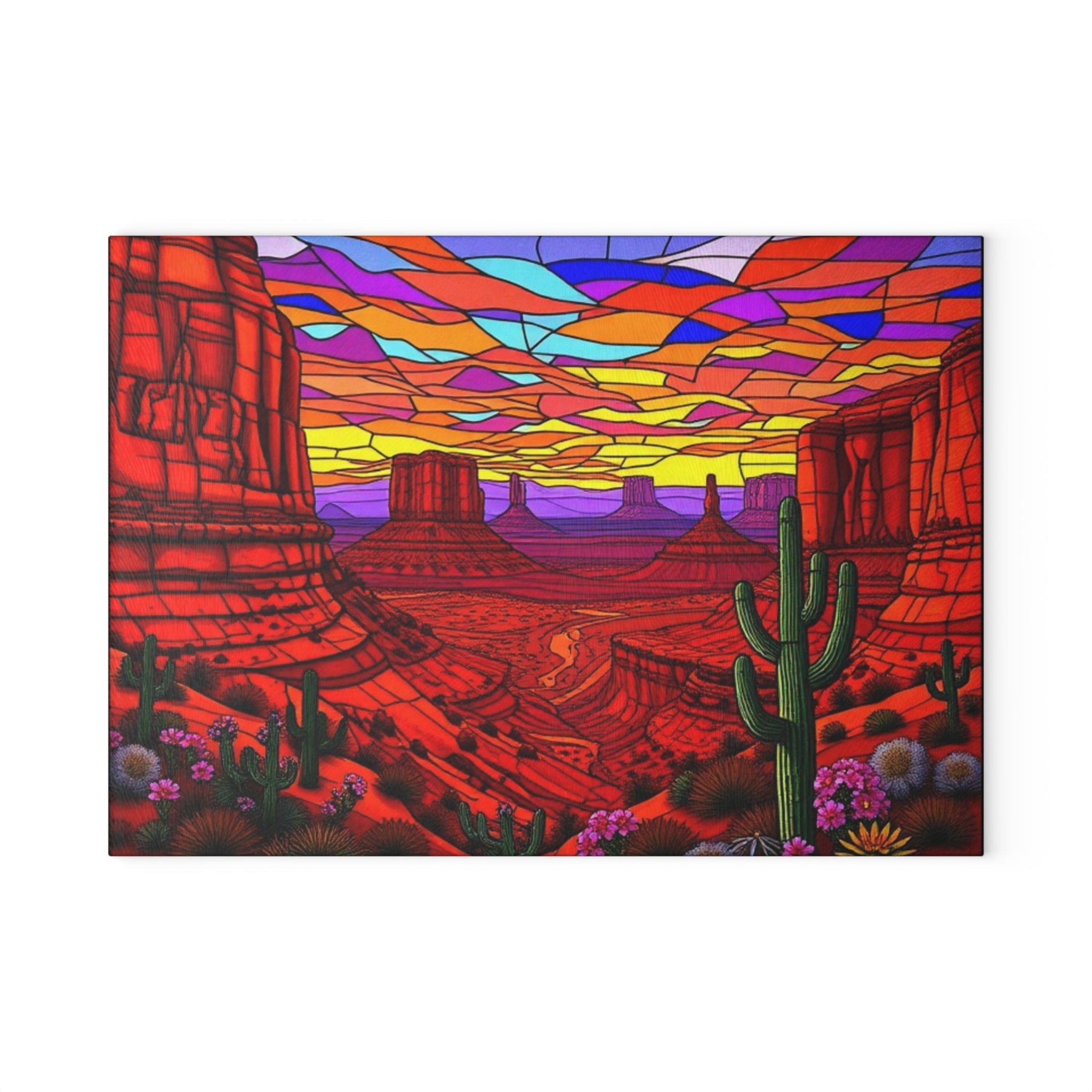 Stained Glass Cutting Board - Colorful Kitchen Decor - EqualiTees.Me