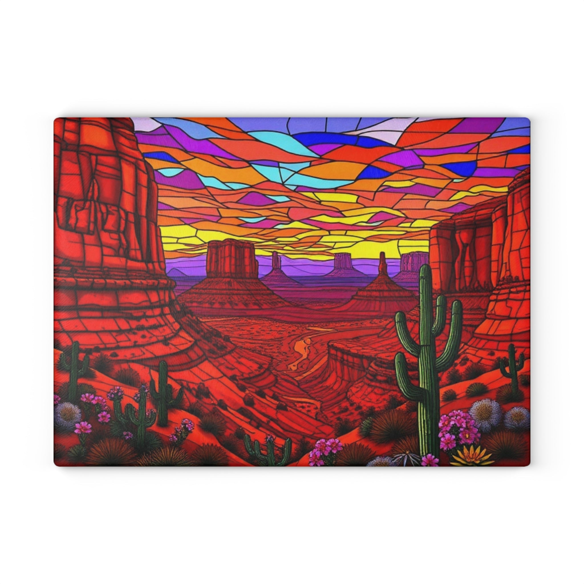 Stained Glass Cutting Board - Colorful Kitchen Decor - EqualiTees.Me