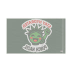 Stay Hydrated, Punch Nazis! - Protest Flag - EqualiTees.Me