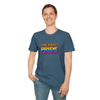 The First Pride Was A Riot Unisex softstyleTee - EqualiTees.Me