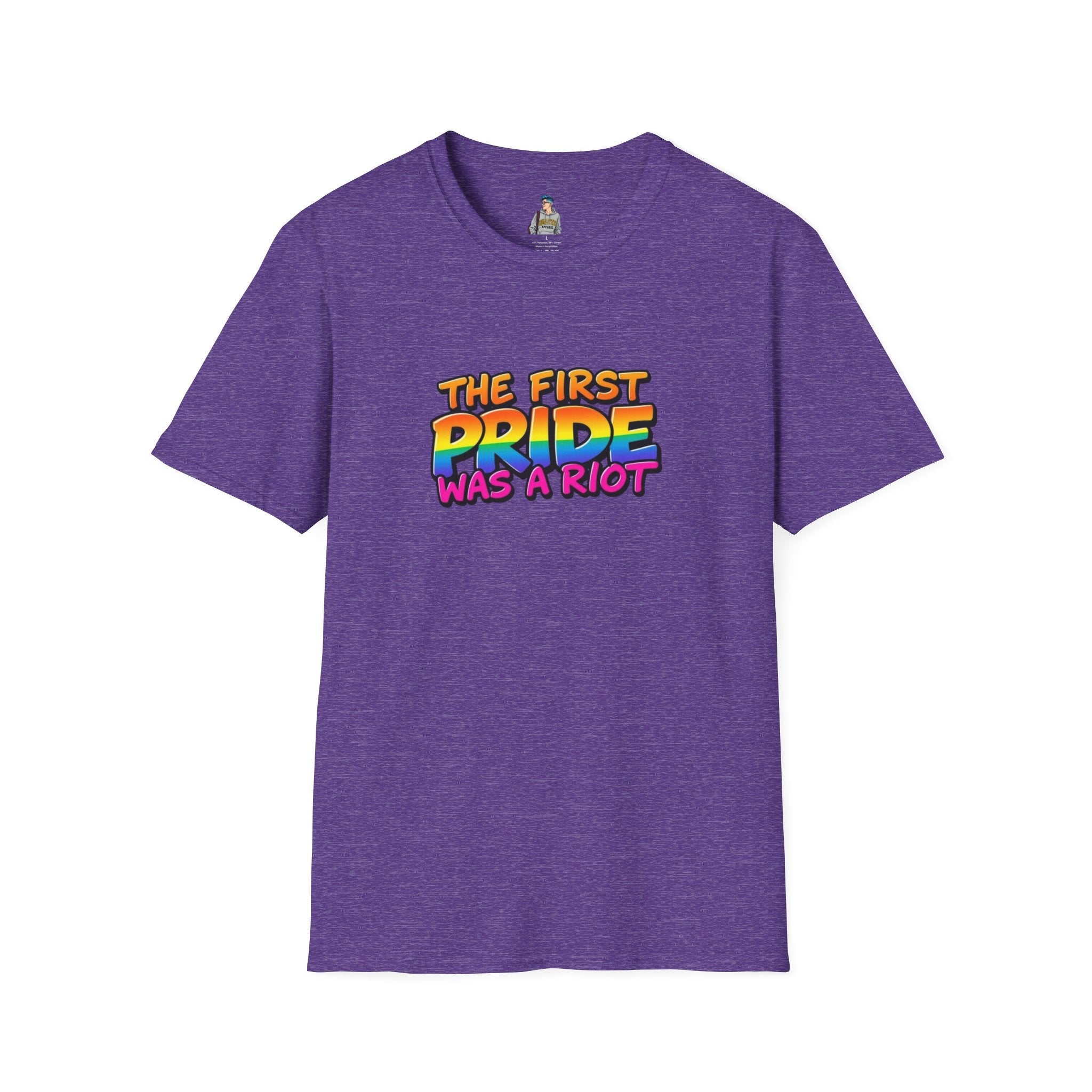 The First Pride Was A Riot Unisex softstyleTee - EqualiTees.Me