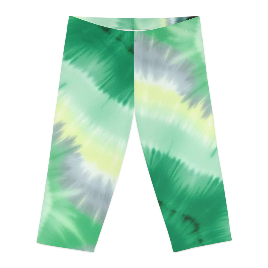 Tie - Dye Capri Leggings for Women - Comfortable and Stylish Activewear - EqualiTees.Me