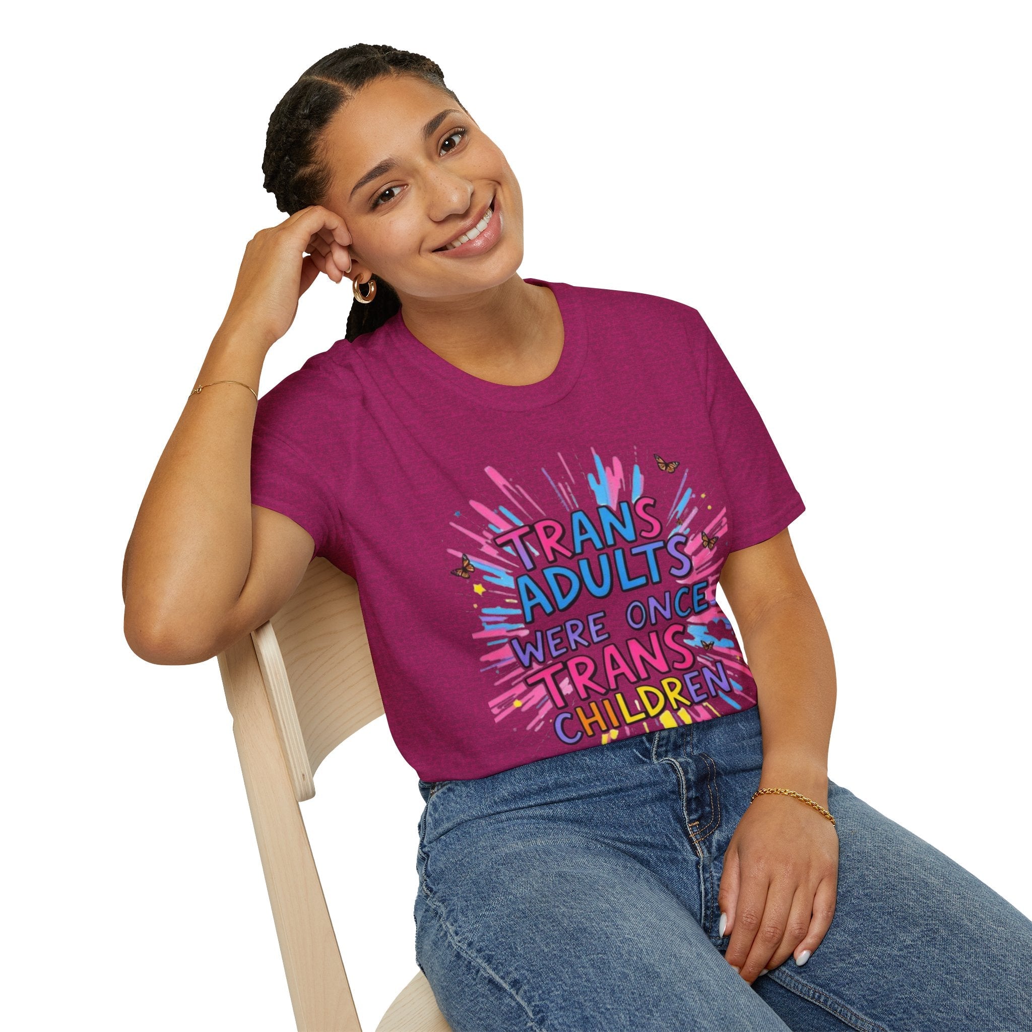 Trans Awareness Unisex T-Shirt, LGBTQ+ Pride Shirt, Gift for Allies, Feminist Apparel, Support Trans Rights - EqualiTees.Me