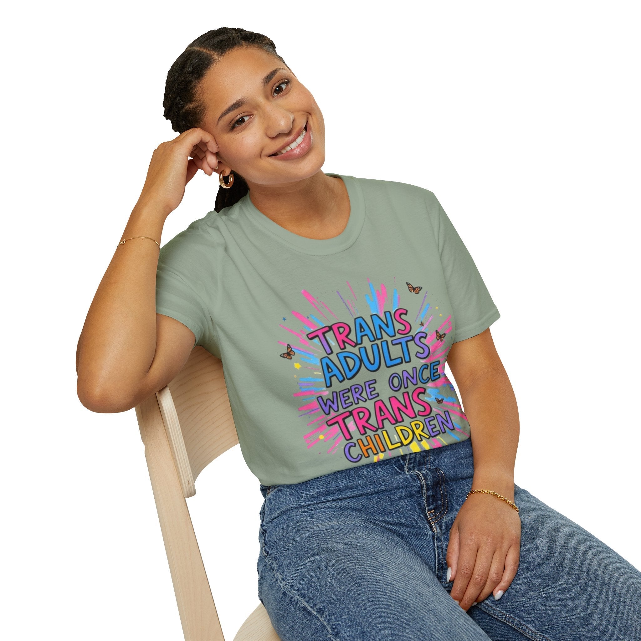 Trans Awareness Unisex T-Shirt, LGBTQ+ Pride Shirt, Gift for Allies, Feminist Apparel, Support Trans Rights - EqualiTees.Me