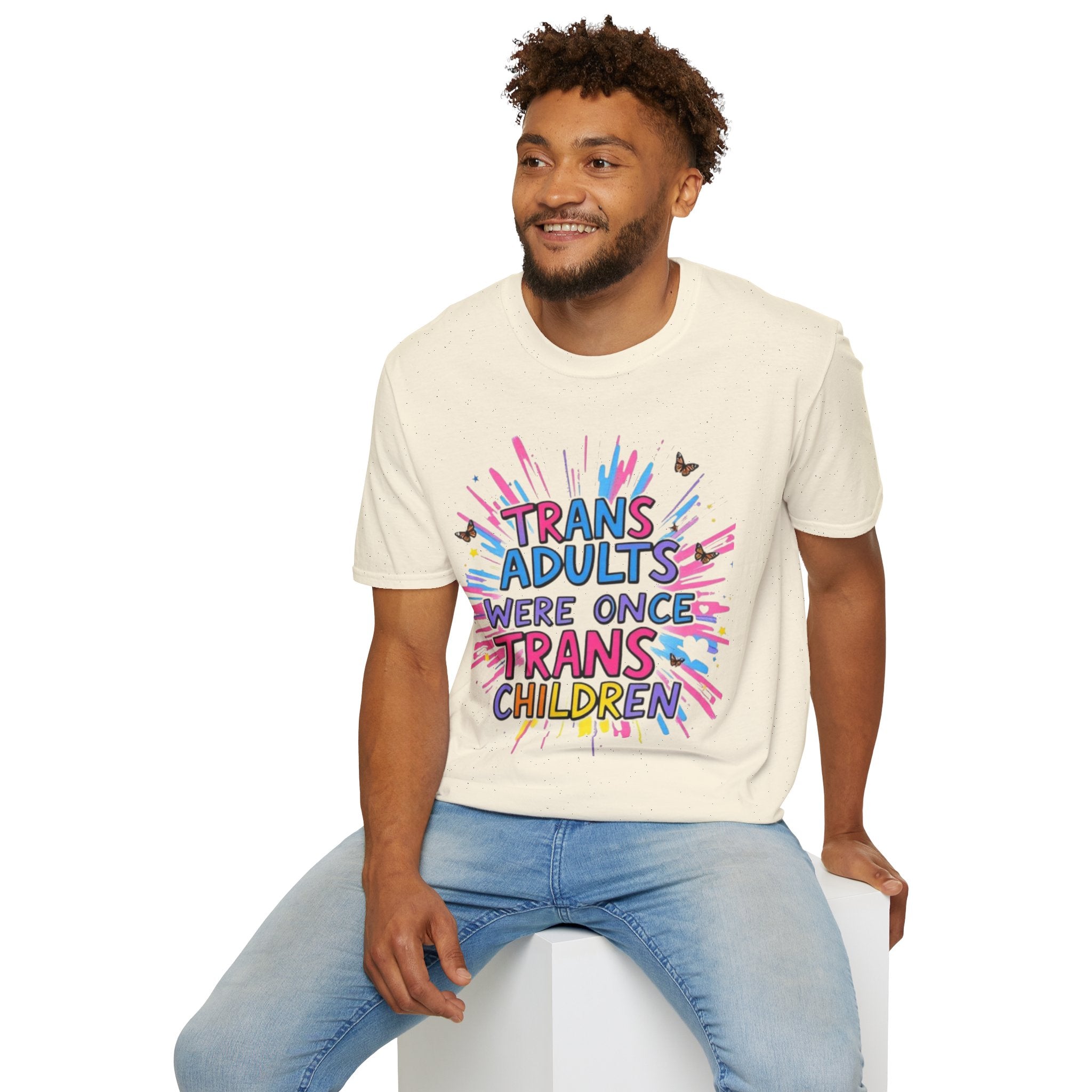 Trans Awareness Unisex T-Shirt, LGBTQ+ Pride Shirt, Gift for Allies, Feminist Apparel, Support Trans Rights - EqualiTees.Me