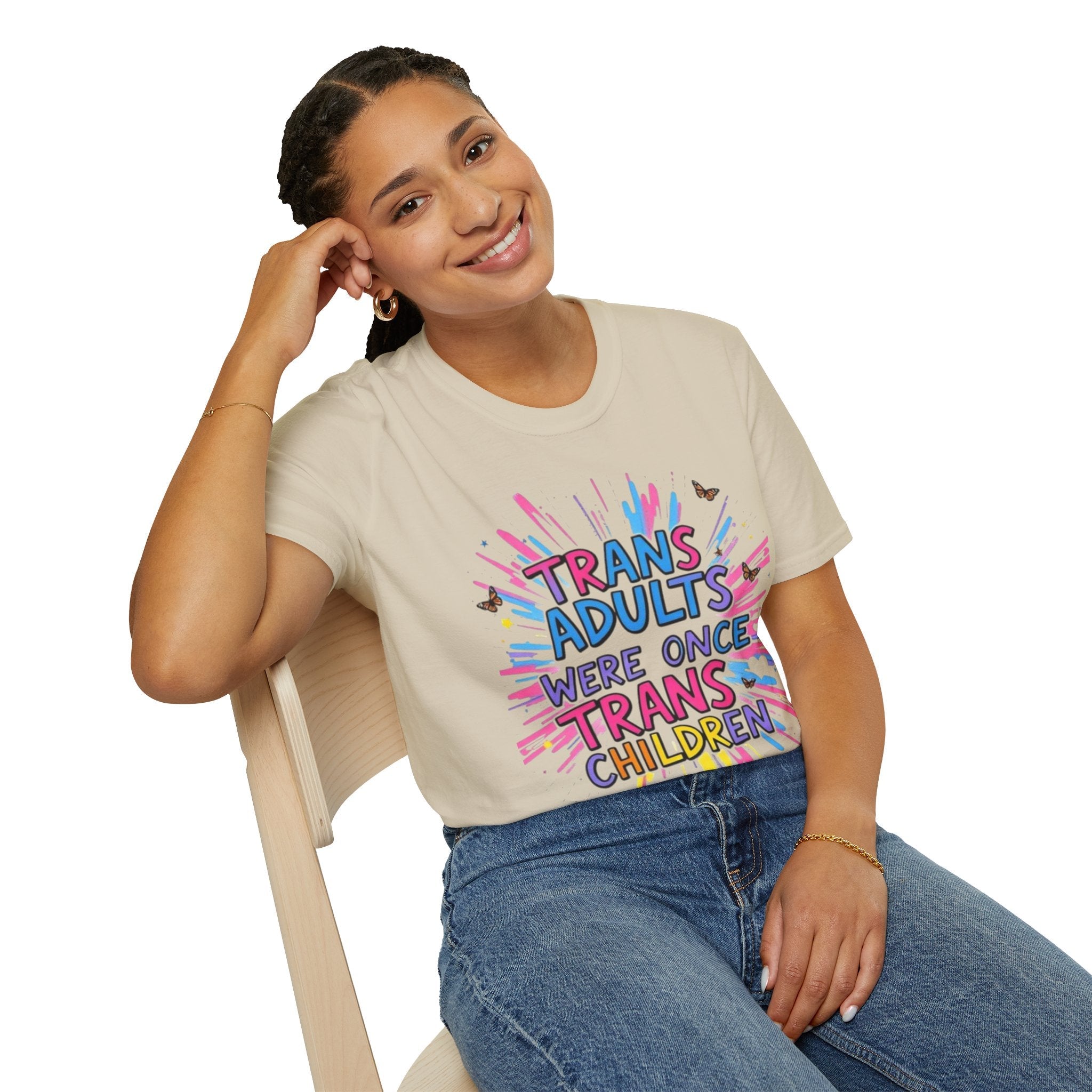 Trans Awareness Unisex T-Shirt, LGBTQ+ Pride Shirt, Gift for Allies, Feminist Apparel, Support Trans Rights - EqualiTees.Me