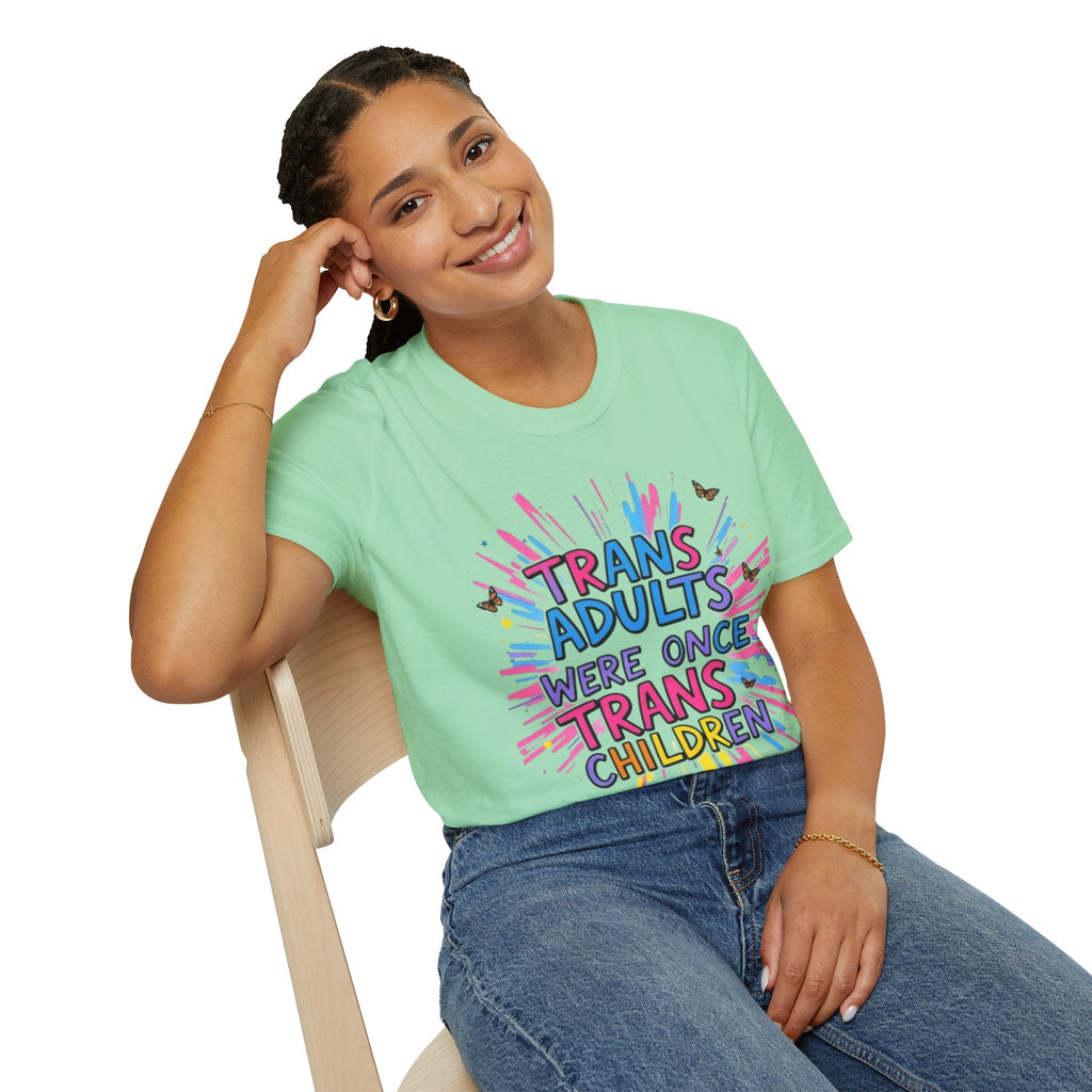 Trans Awareness Unisex T-Shirt, LGBTQ+ Pride Shirt, Gift for Allies, Feminist Apparel, Support Trans Rights - EqualiTees.Me