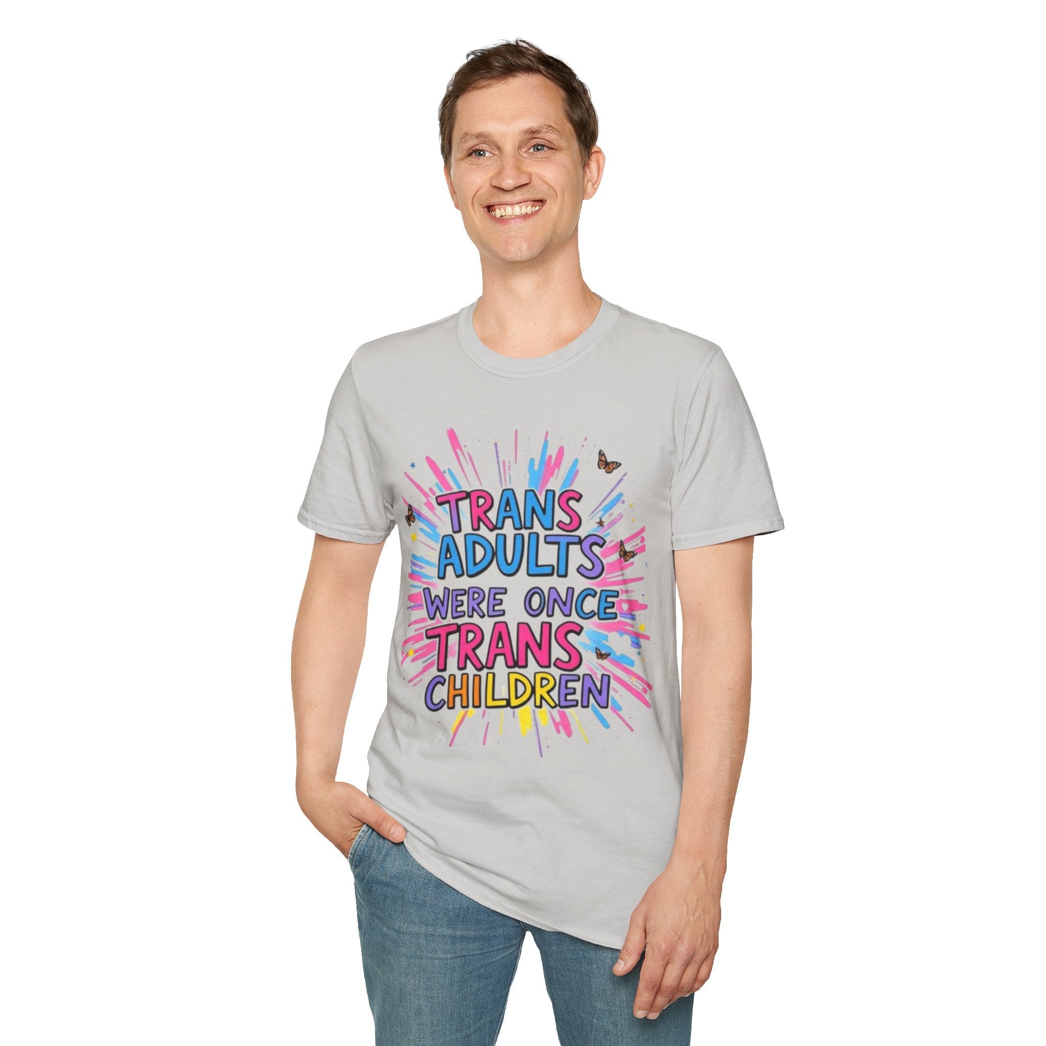 Trans Awareness Unisex T-Shirt, LGBTQ+ Pride Shirt, Gift for Allies, Feminist Apparel, Support Trans Rights - EqualiTees.Me