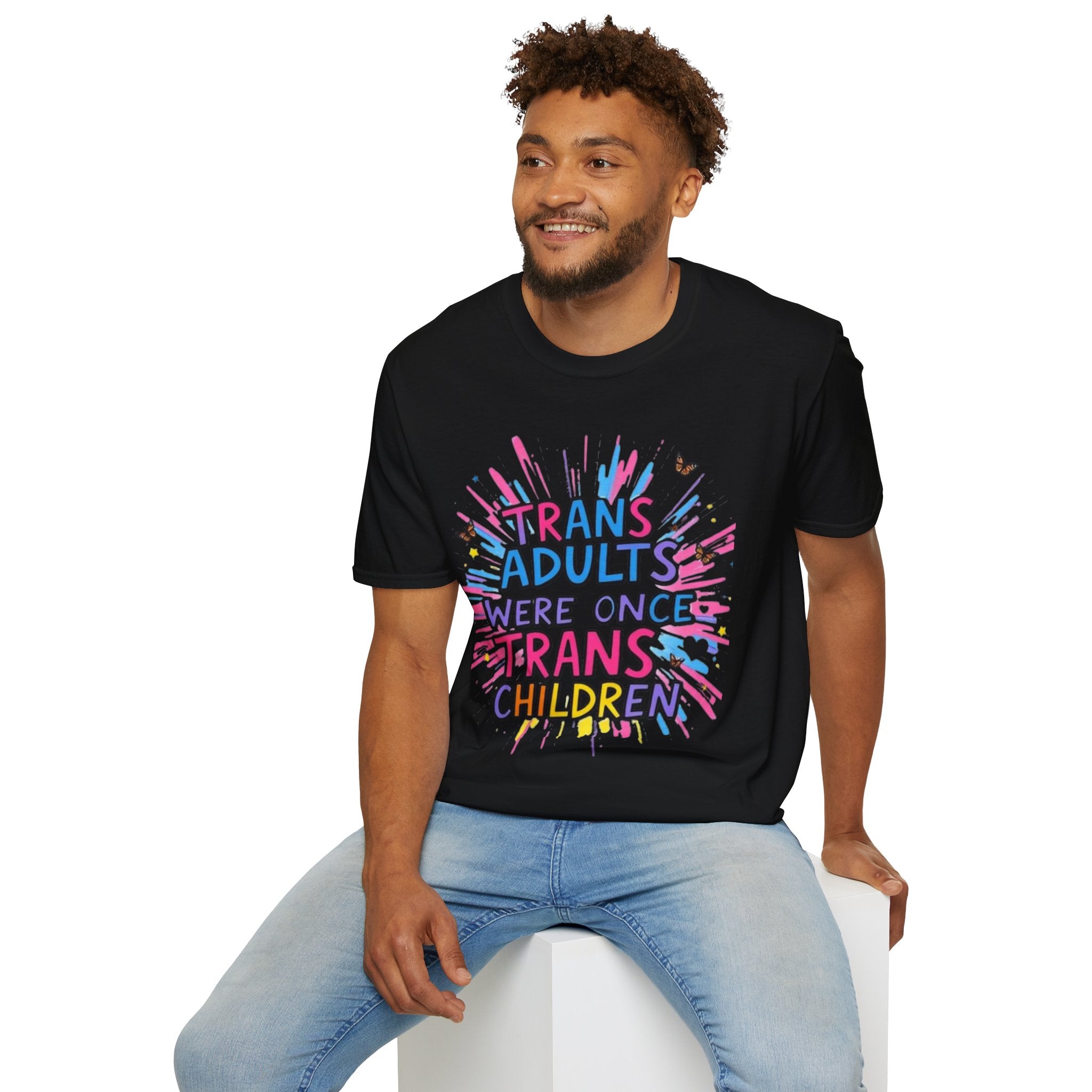 Trans Awareness Unisex T-Shirt, LGBTQ+ Pride Shirt, Gift for Allies, Feminist Apparel, Support Trans Rights - EqualiTees.Me