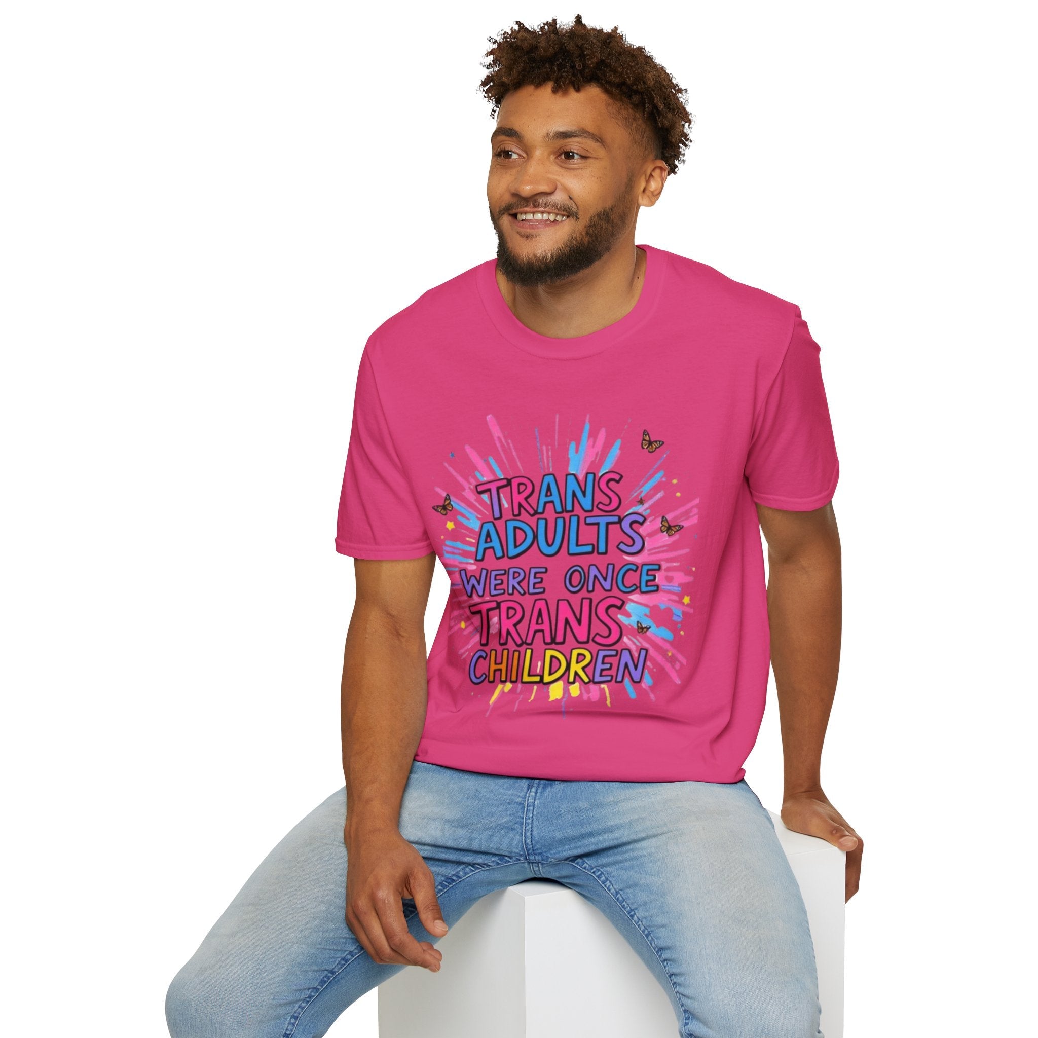 Trans Awareness Unisex T-Shirt, LGBTQ+ Pride Shirt, Gift for Allies, Feminist Apparel, Support Trans Rights - EqualiTees.Me