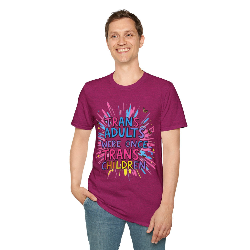 Trans Awareness Unisex T-Shirt, LGBTQ+ Pride Shirt, Gift for Allies, Feminist Apparel, Support Trans Rights - EqualiTees.Me