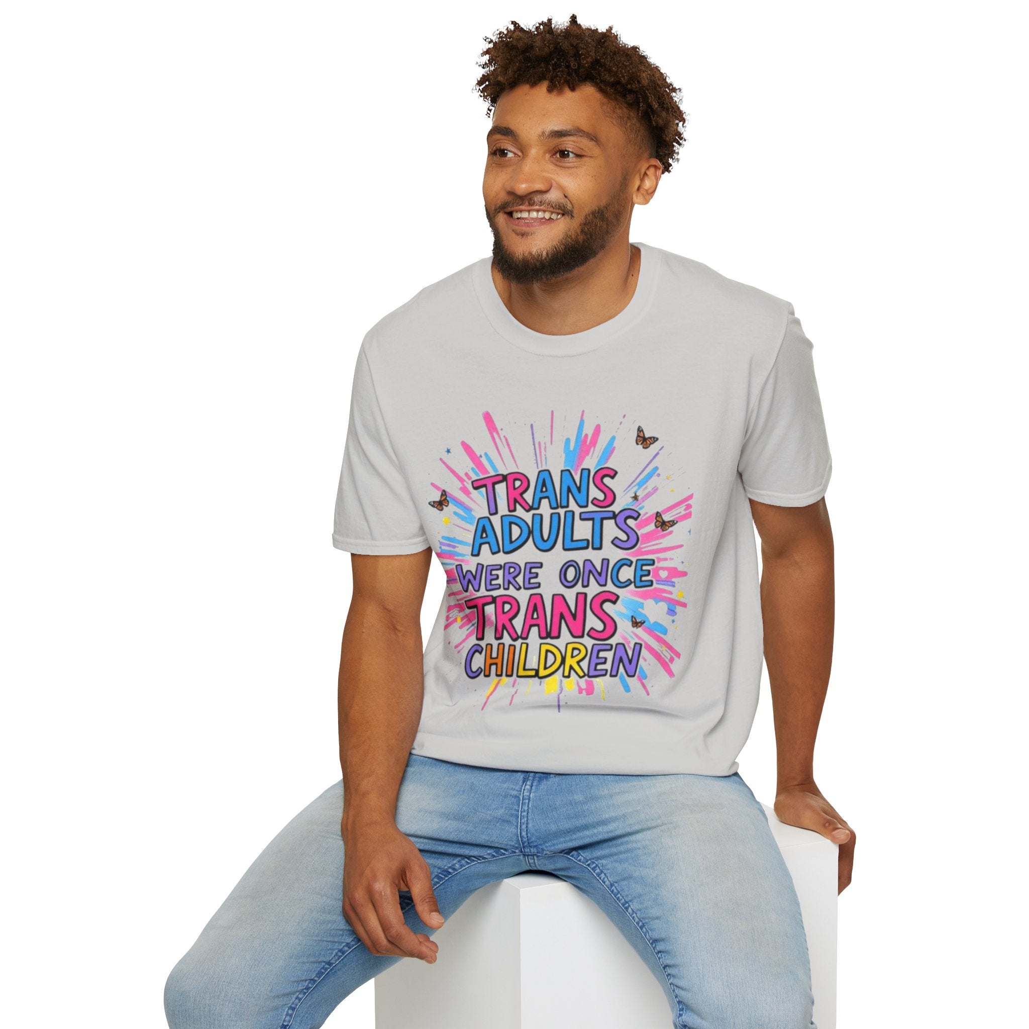 Trans Awareness Unisex T-Shirt, LGBTQ+ Pride Shirt, Gift for Allies, Feminist Apparel, Support Trans Rights - EqualiTees.Me