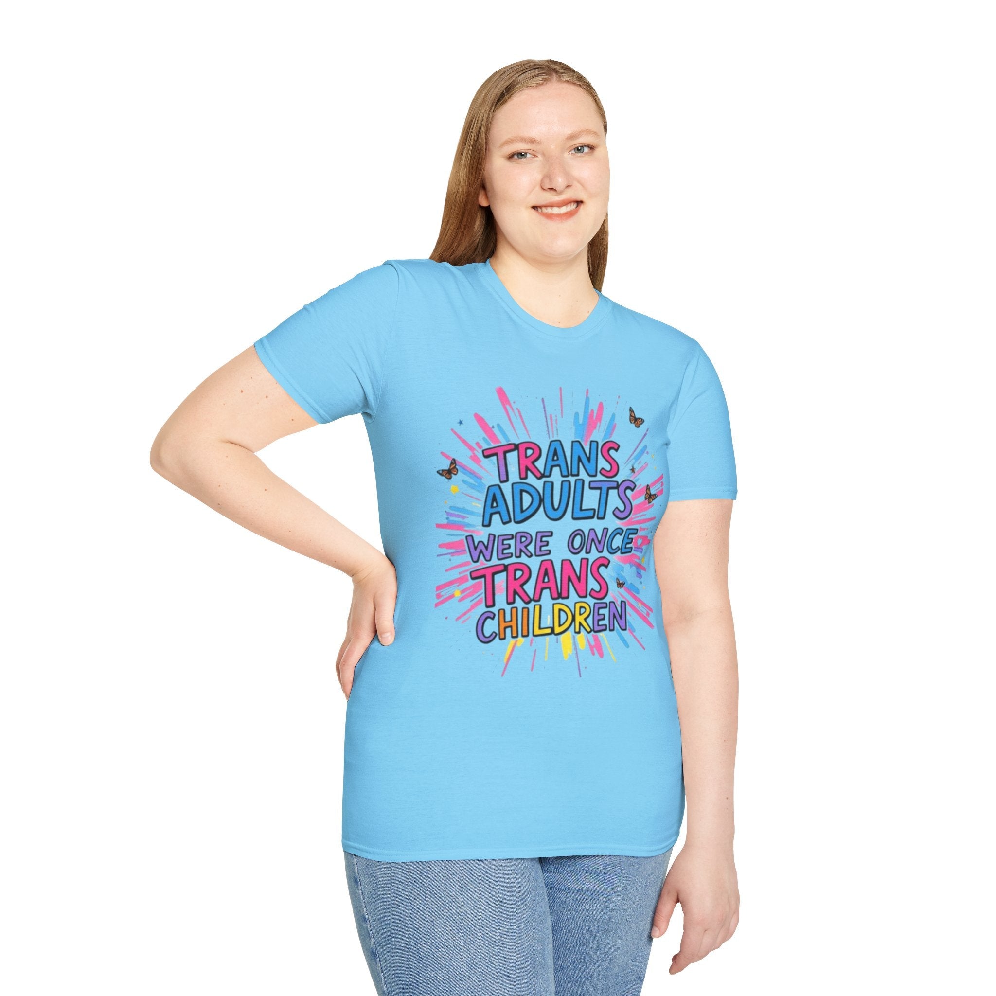 Trans Awareness Unisex T-Shirt, LGBTQ+ Pride Shirt, Gift for Allies, Feminist Apparel, Support Trans Rights - EqualiTees.Me