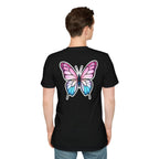 Trans Caterpillar to Butterfly Transformation T-Shirt, Unisex Graphic T-Shirt - EqualiTees.Me