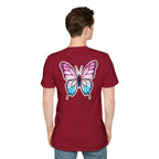 Trans Caterpillar to Butterfly Transformation T-Shirt, Unisex Graphic T-Shirt - EqualiTees.Me