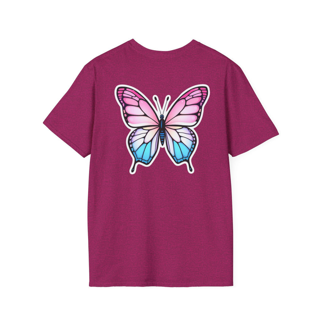 Trans Caterpillar to Butterfly Transformation T-Shirt, Unisex Graphic T-Shirt - EqualiTees.Me