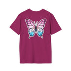 Trans Caterpillar to Butterfly Transformation T-Shirt, Unisex Graphic T-Shirt - EqualiTees.Me