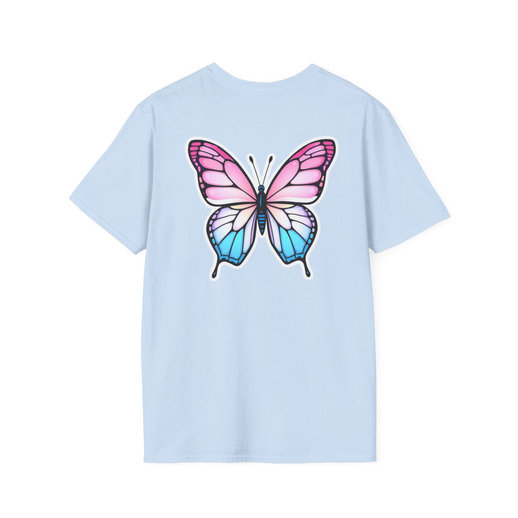Trans Caterpillar to Butterfly Transformation T-Shirt, Unisex Graphic T-Shirt - EqualiTees.Me