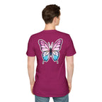 Trans Caterpillar to Butterfly Transformation T-Shirt, Unisex Graphic T-Shirt - EqualiTees.Me