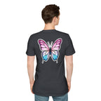 Trans Caterpillar to Butterfly Transformation T-Shirt, Unisex Graphic T-Shirt - EqualiTees.Me